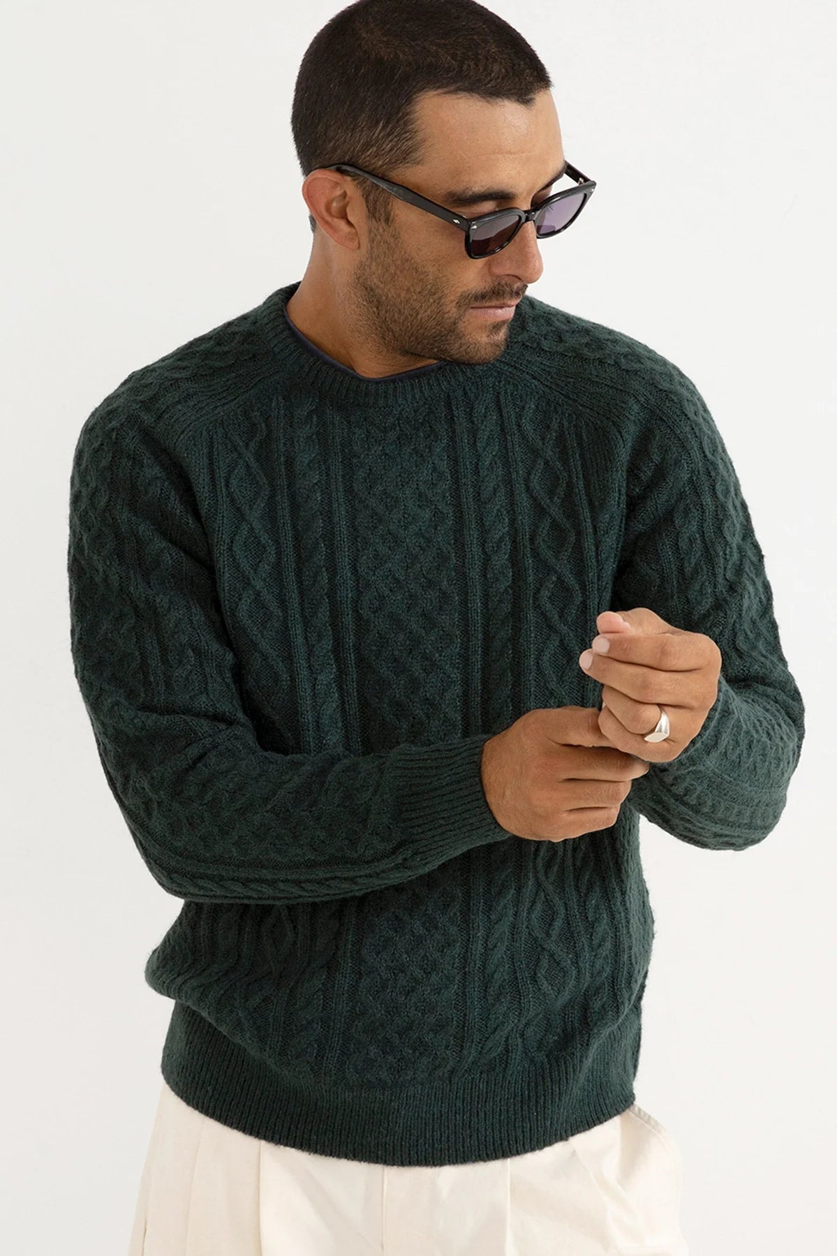 Mohair Fishermans Knit