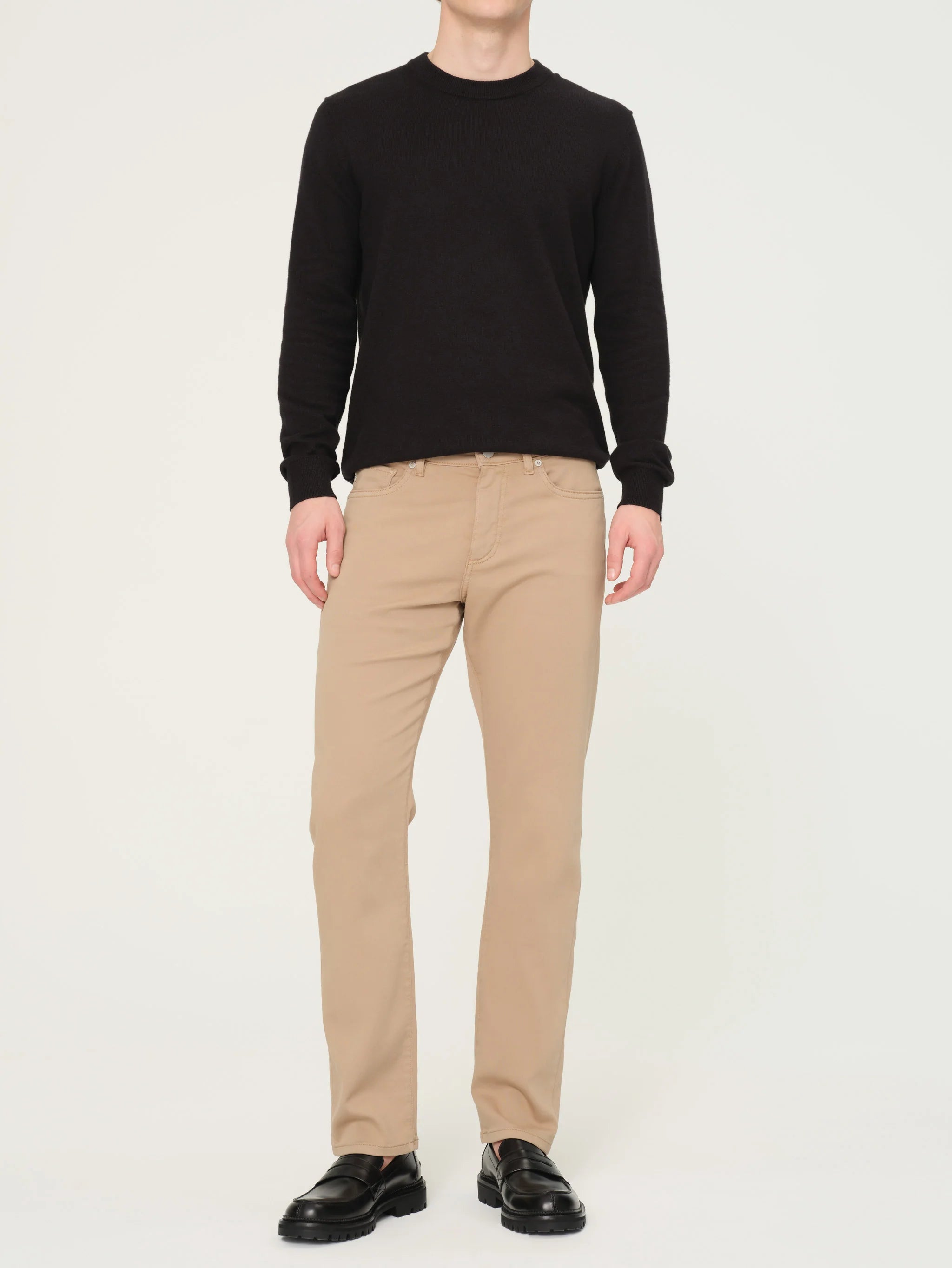 Russell Slim Straight Jeans - Sand Stone