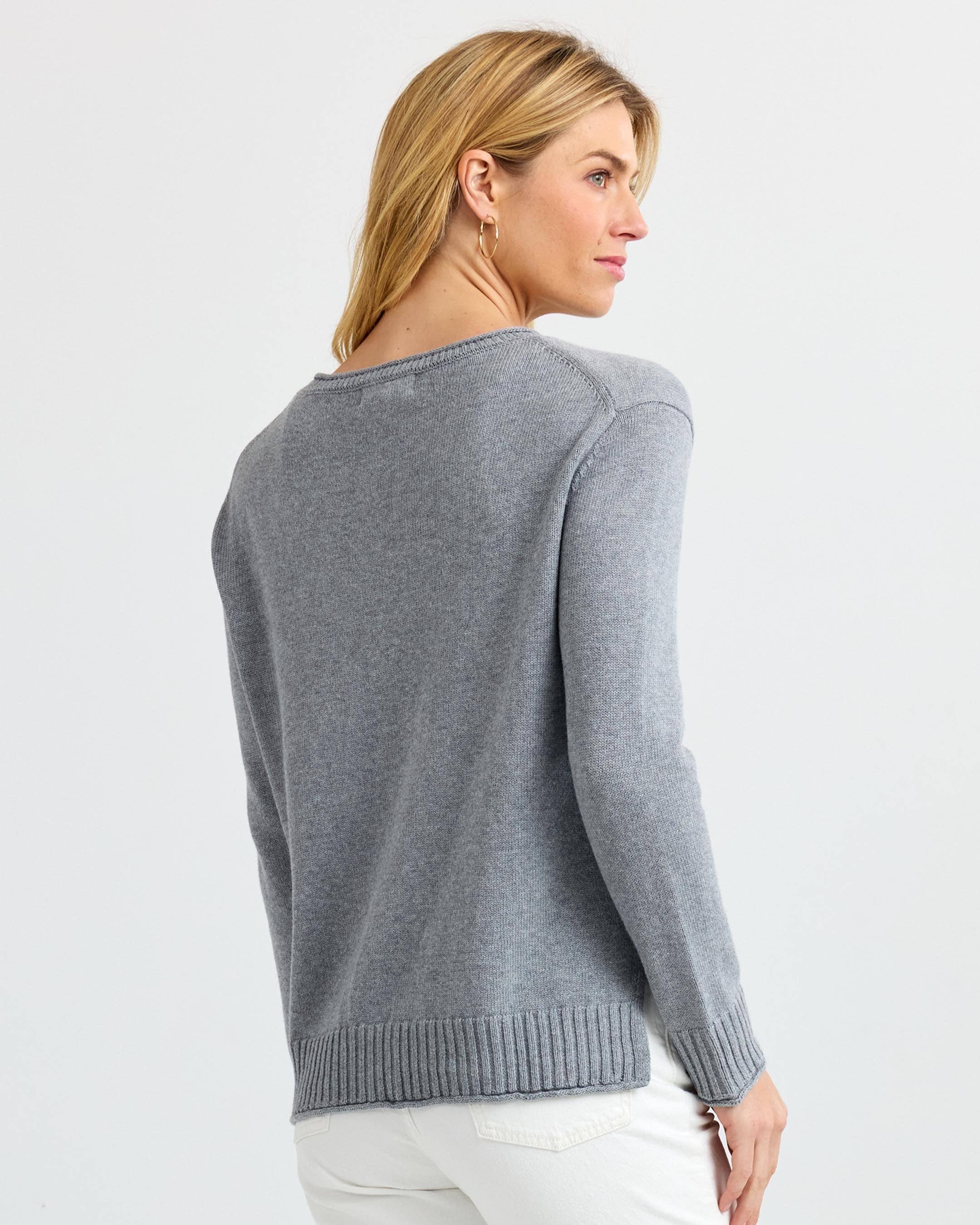 Everyday Cotton Crew - Stone