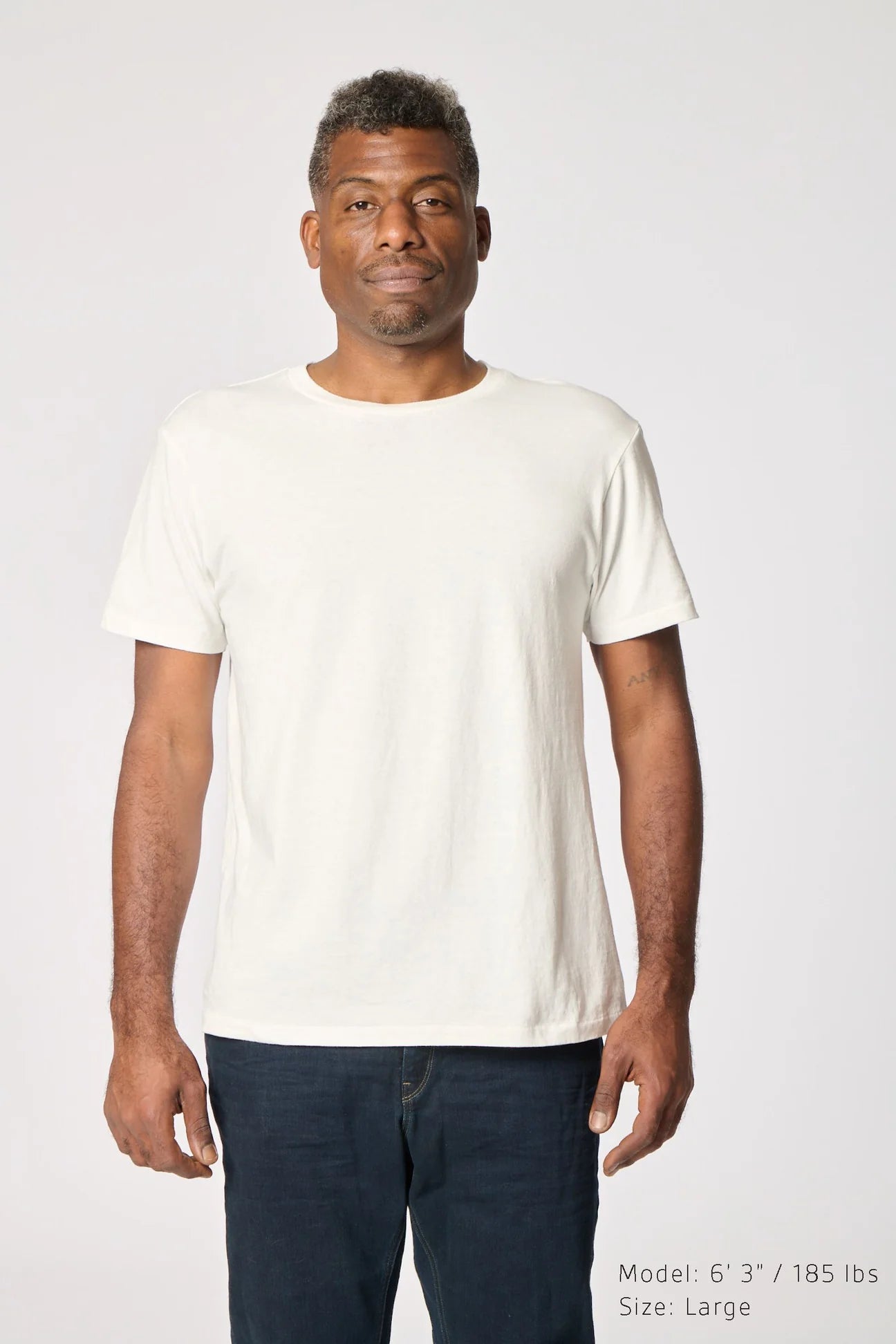 Short Sleeve Crew Neck Tee (2 Shirts Pac) / White