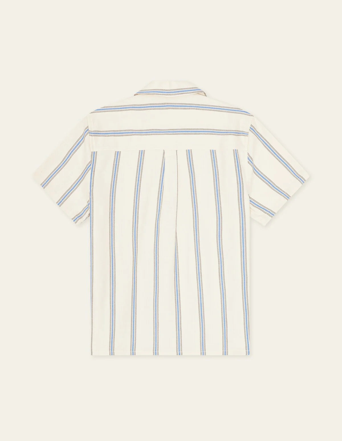 Lawson Stripe SS Shirt - Eggnog White