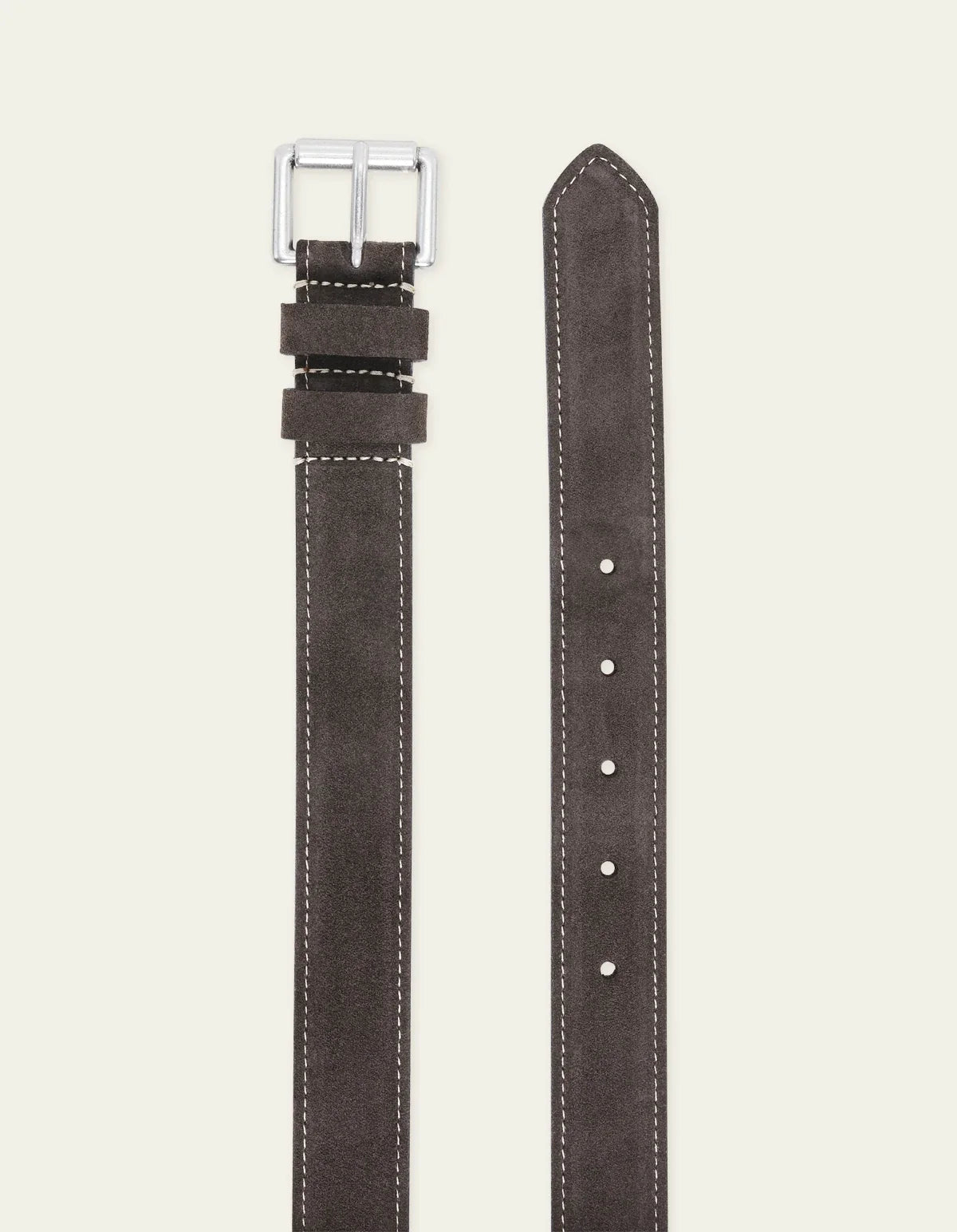 Walid Suede Belt - Brown
