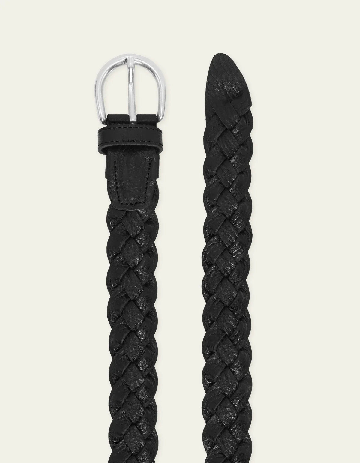 Victor Braided Belt - Black