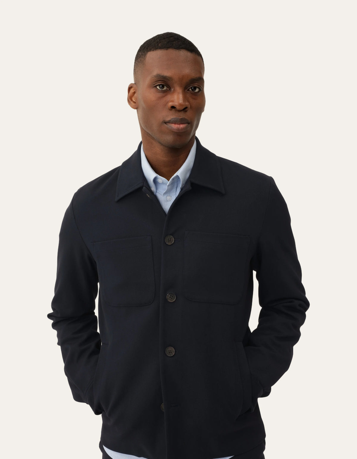 Como Hybrid Jacket - Navy
