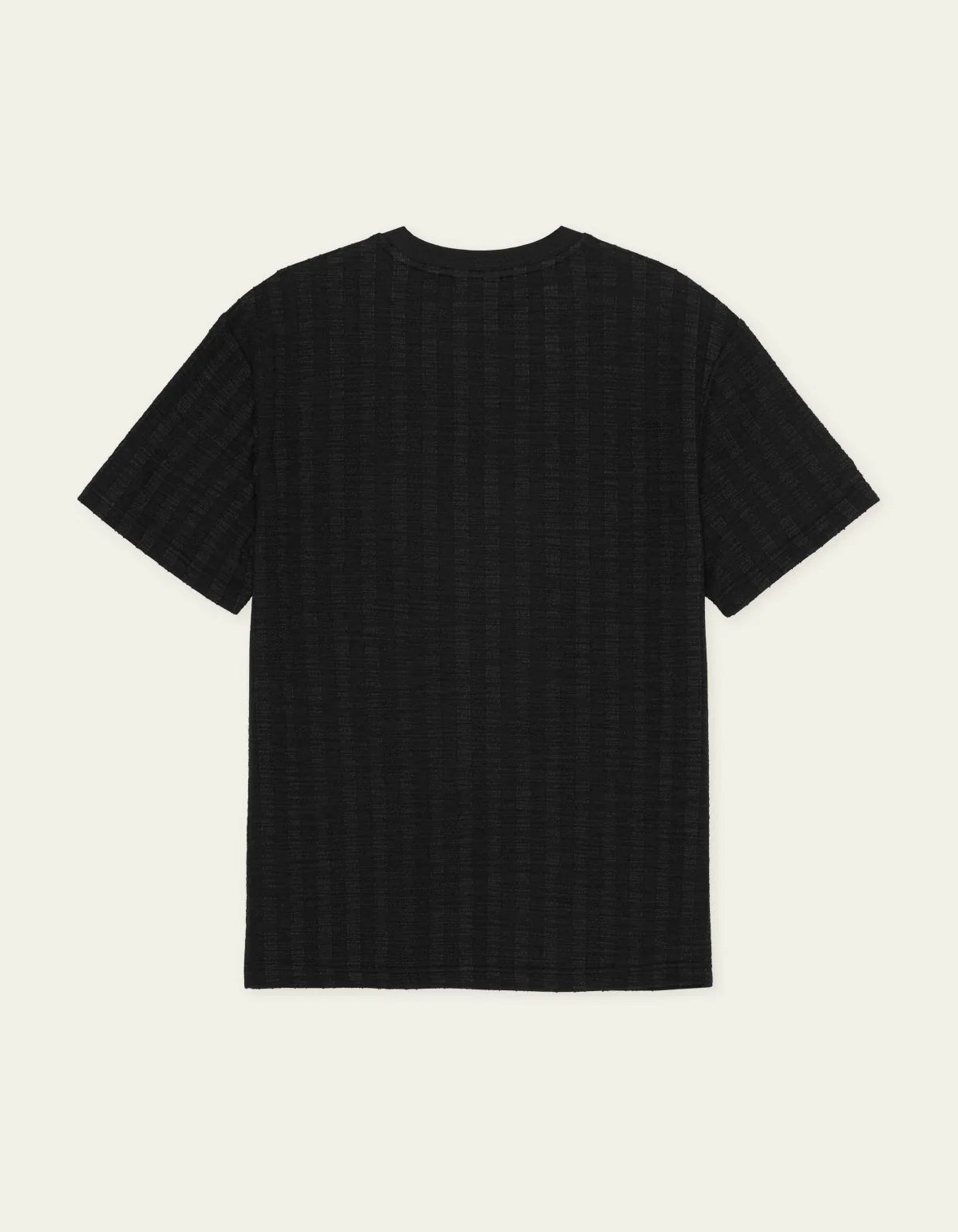 Stripe Jacquard T-Shirt - Black