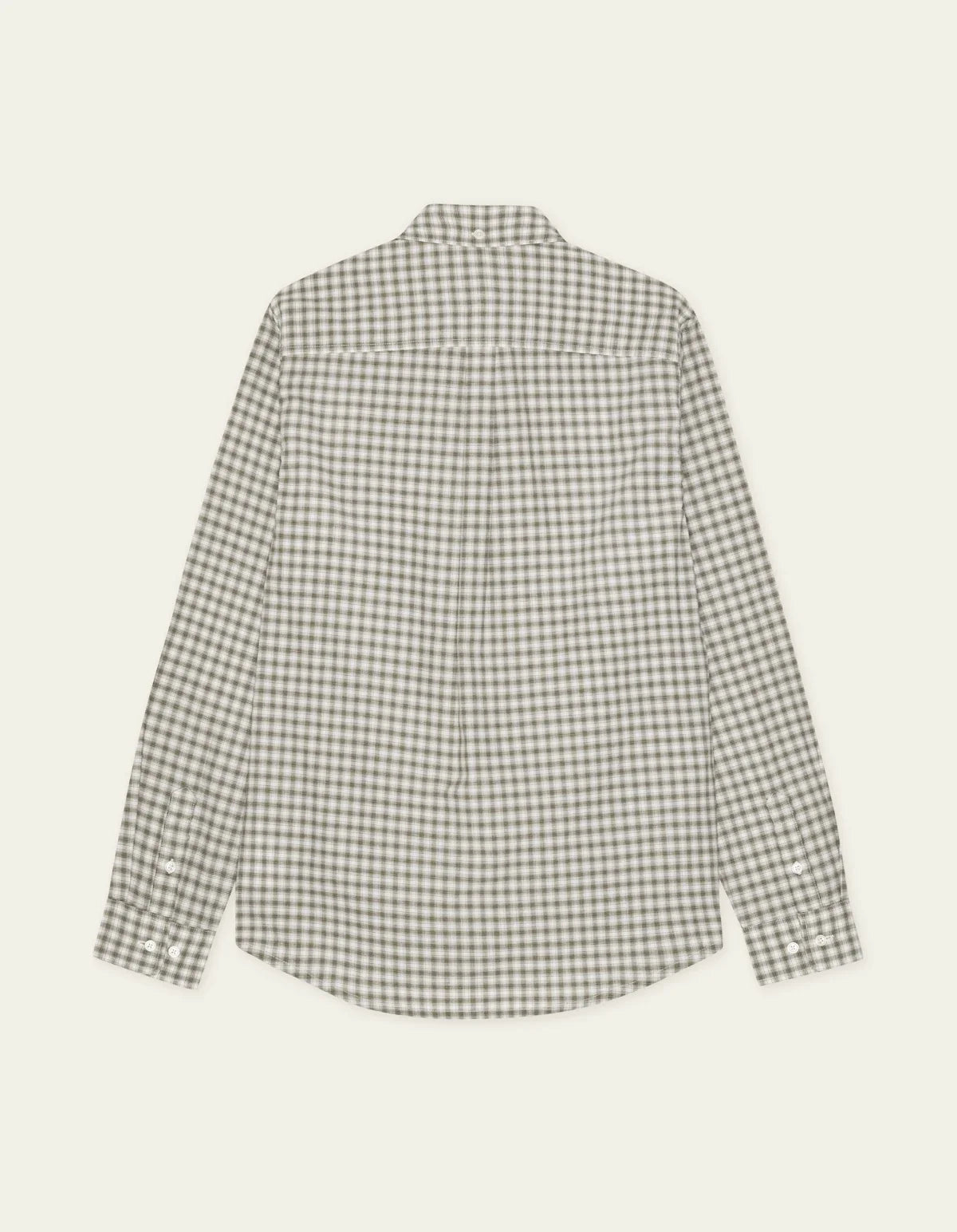 Two Tone Mini Check Shirt - Shopping Bag Brown