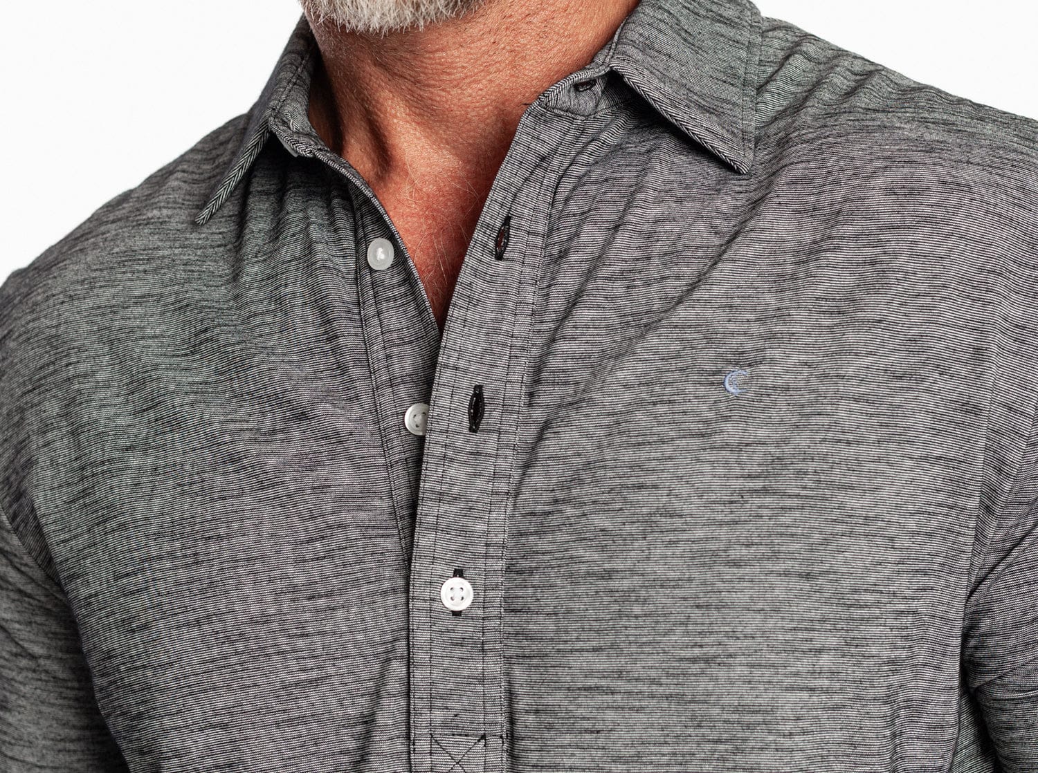 Brrr Long Sleeve Range Polo - Blackbird