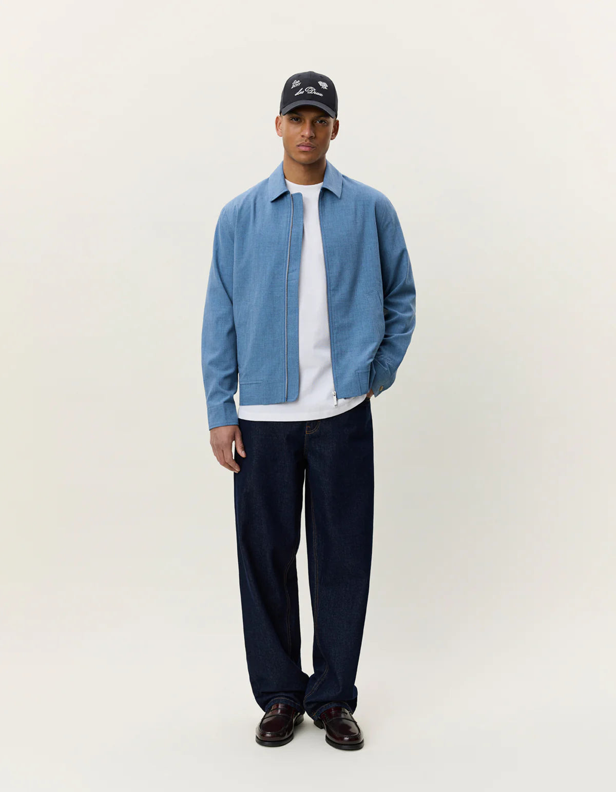 Como Coach Jacket - Faded Denim Blue
