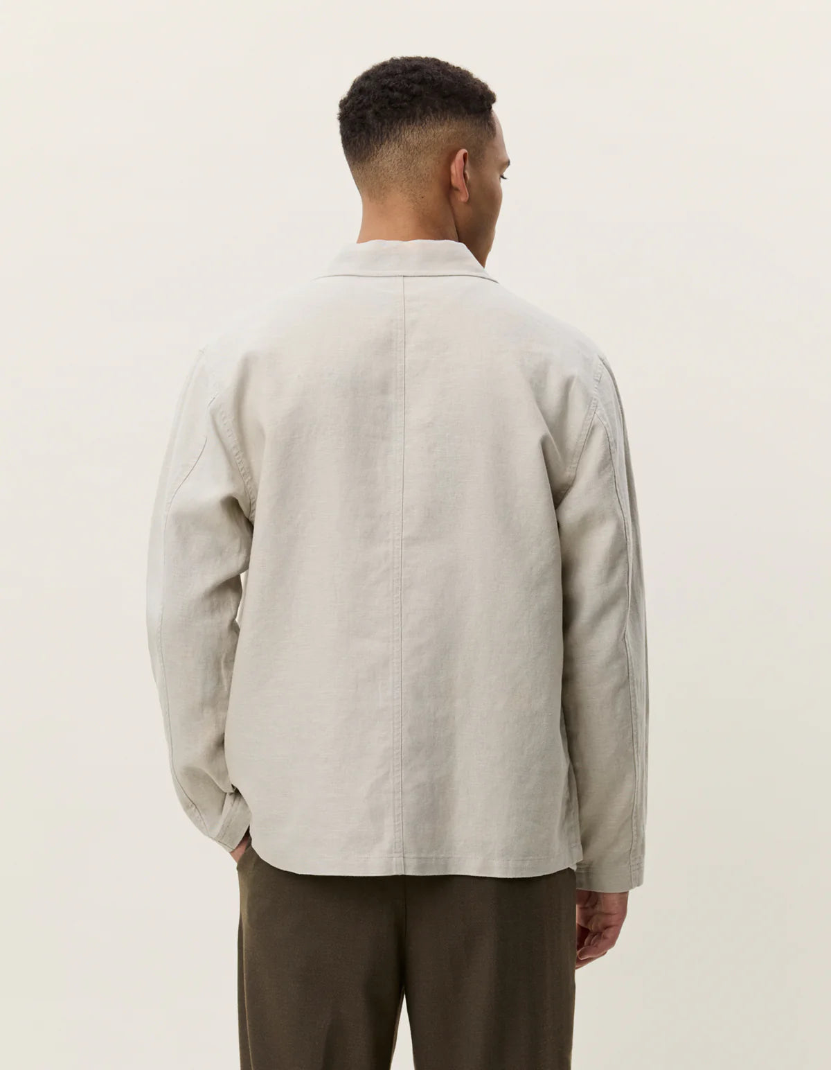 Linen Overshirt - Light Sand