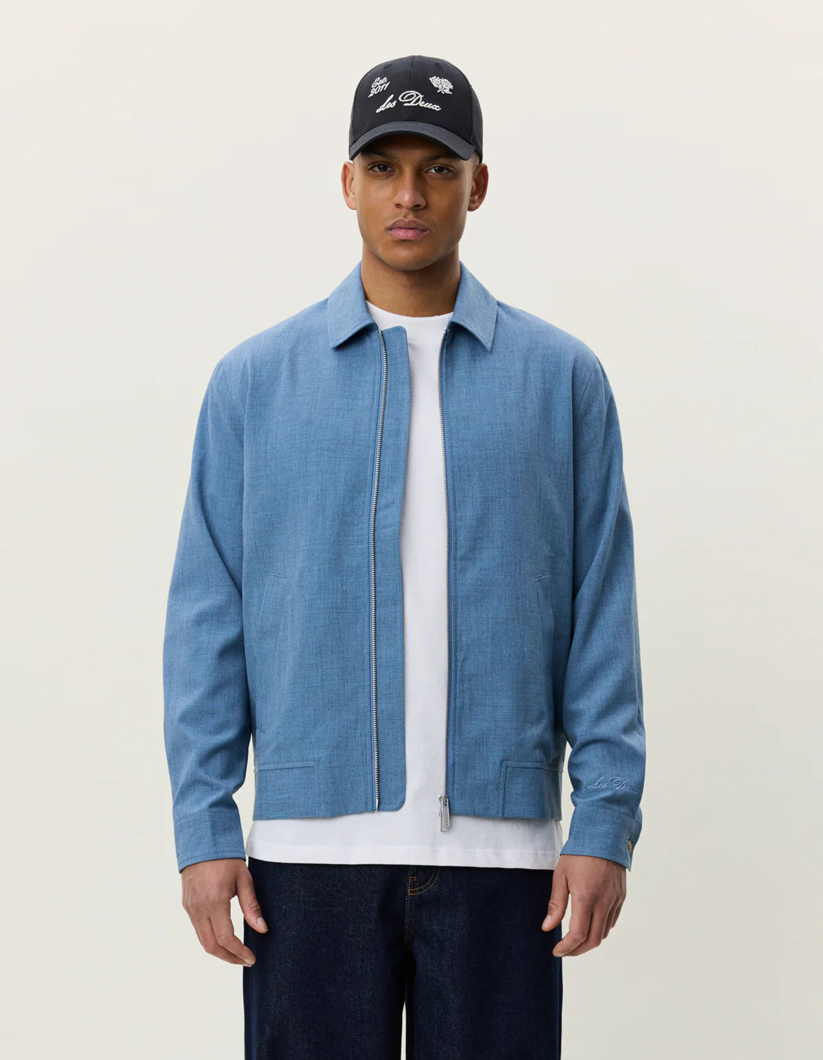 Como Coach Jacket - Faded Denim Blue