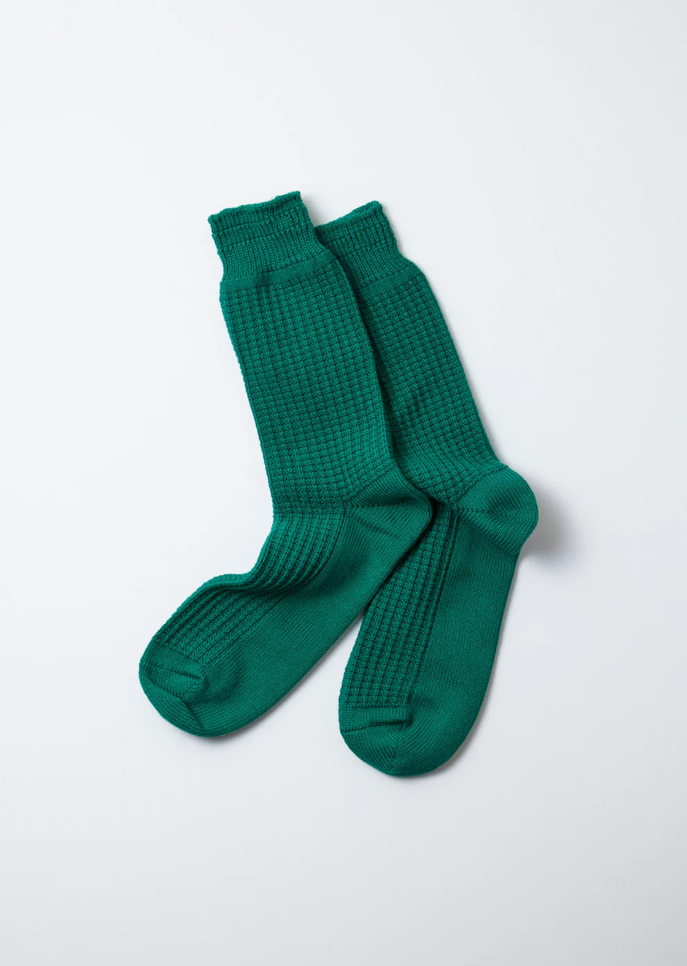 Cotton Waffle Crew Sock