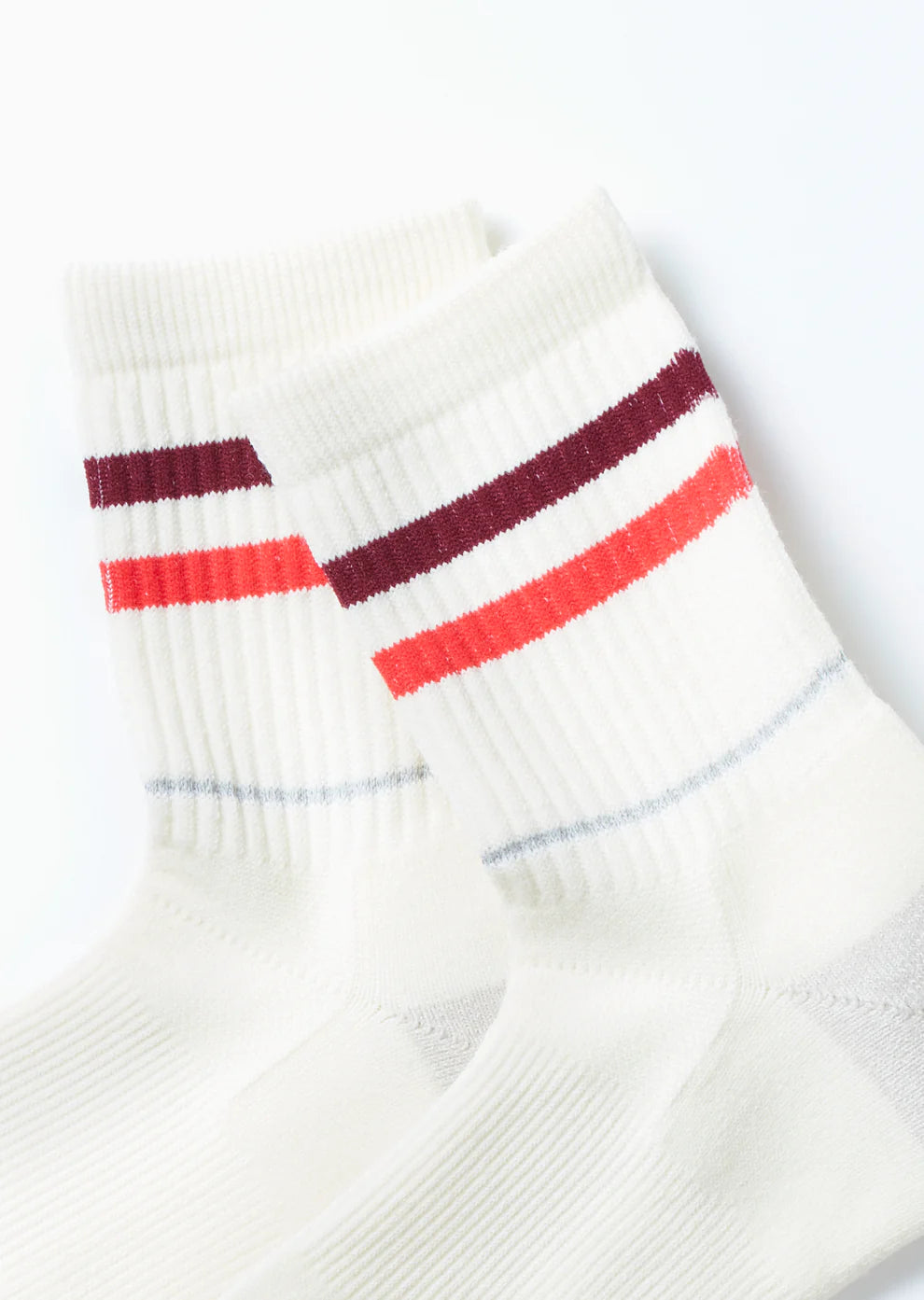 All-Rounder 2-Stripe Merino Crew