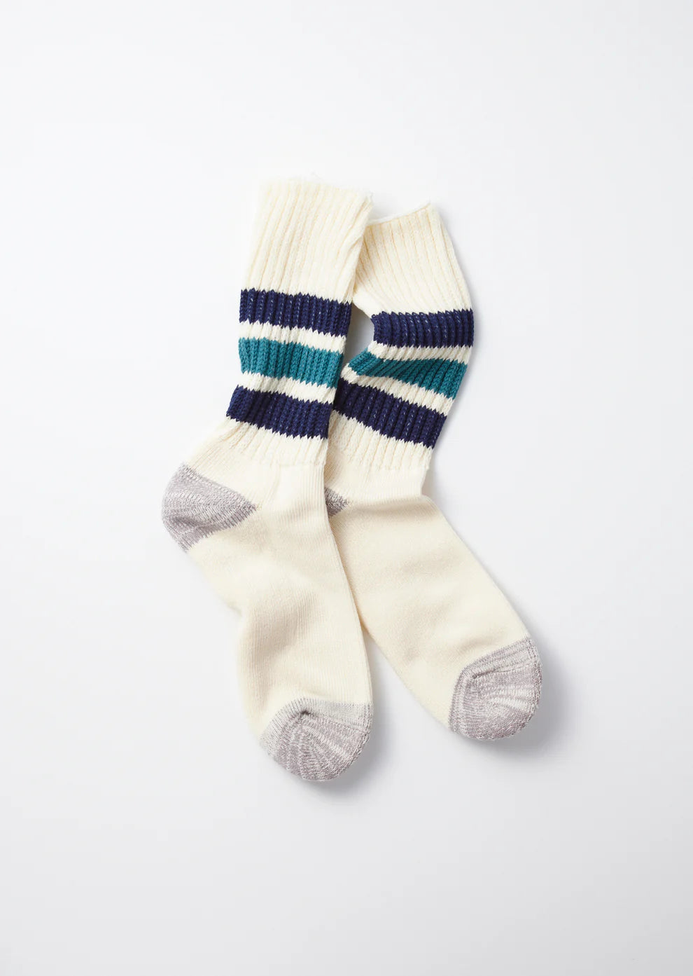 Coarse Rib Old School Crew Socks