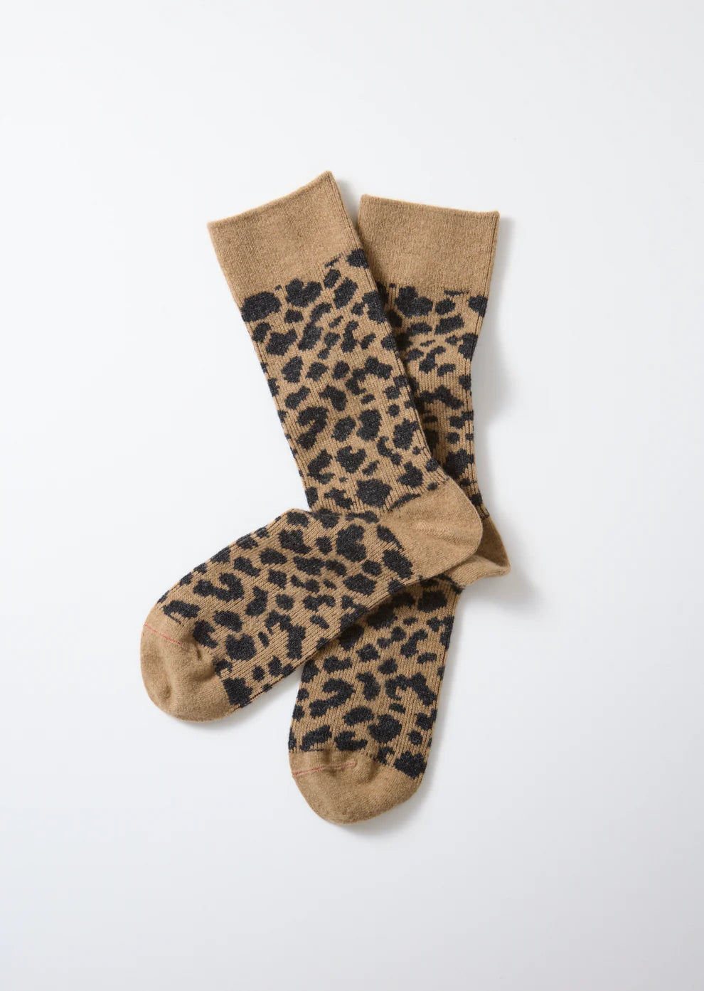 Leopard Print Merino Socks