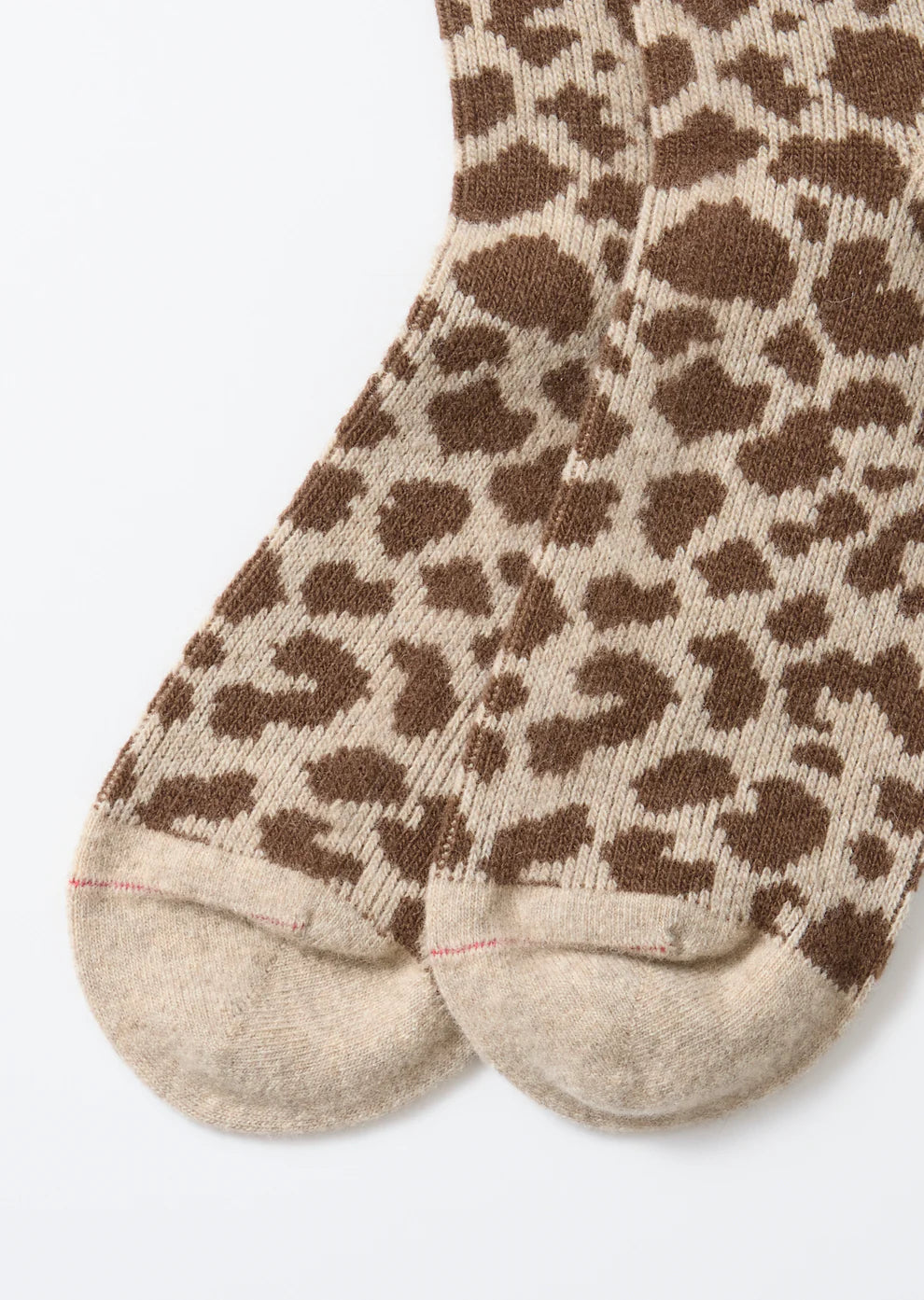 Leopard Print Merino Socks