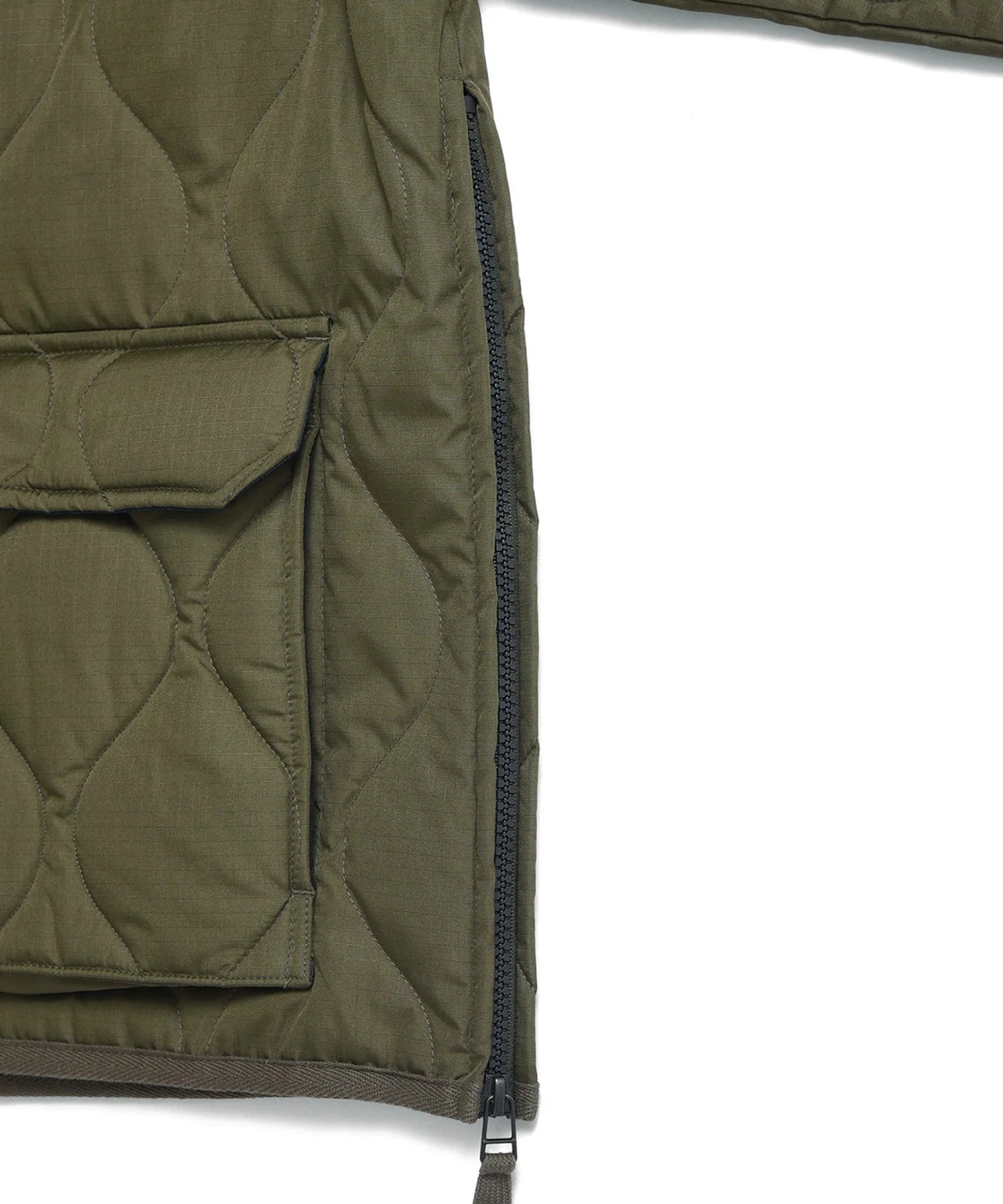 Unisex Military W-Zip Down Hoodie