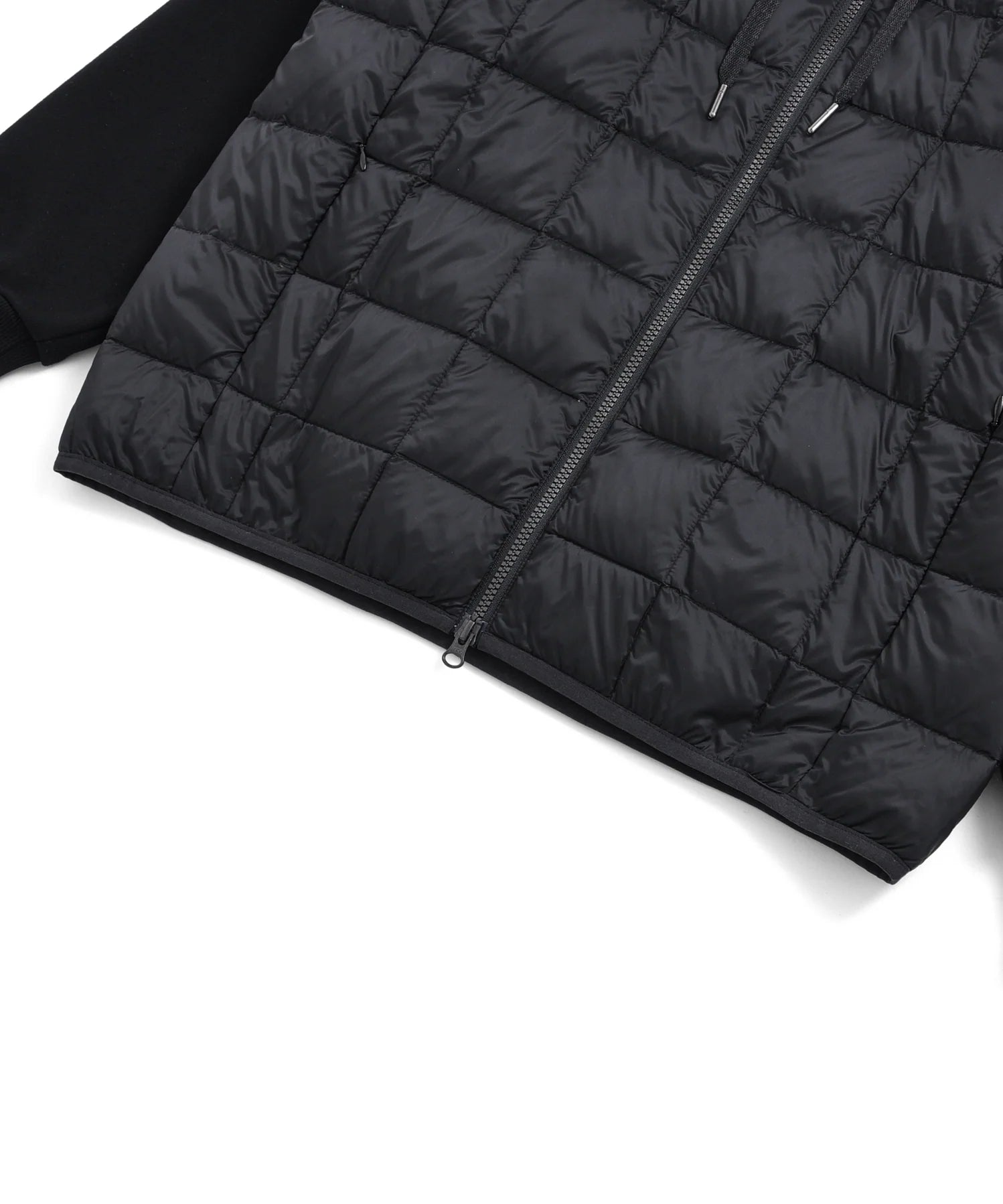 Unisex Basic W-Zip Front Hoodie + Sweats Sleeve