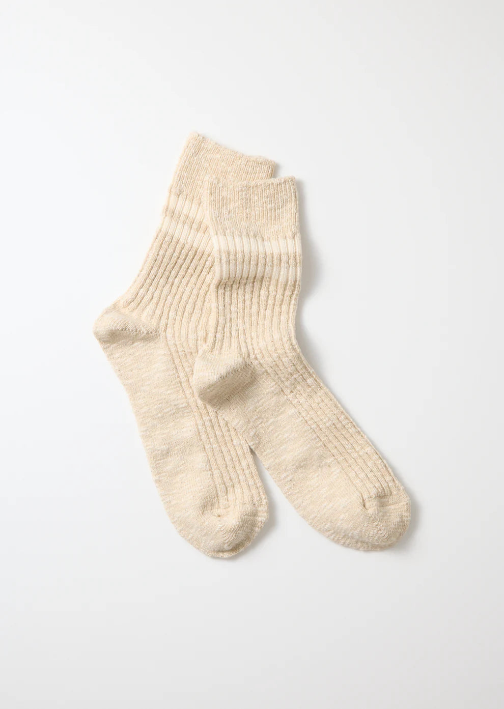 Organic Cotton Slub Stripe Socks