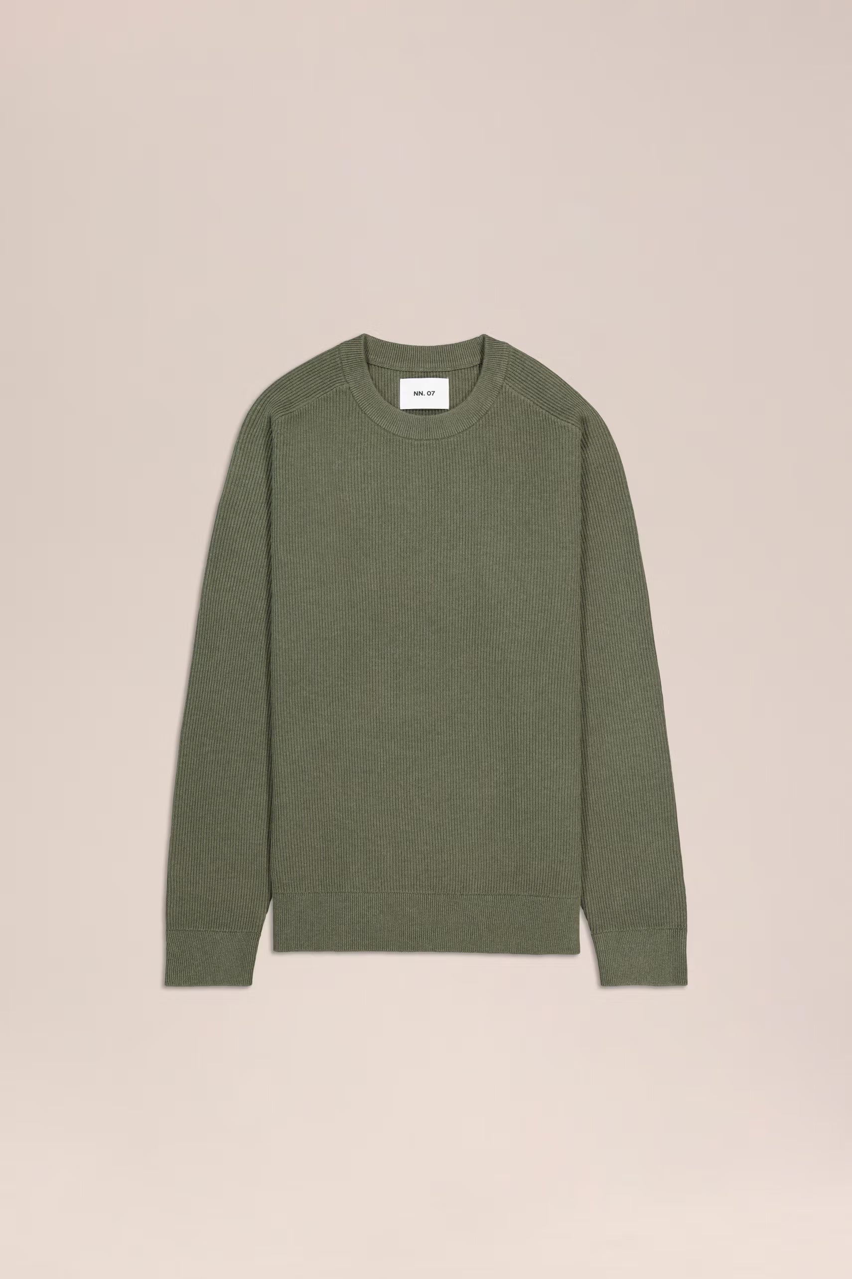 Kevin Ribbed Organic Cotton Sweater - Capers
