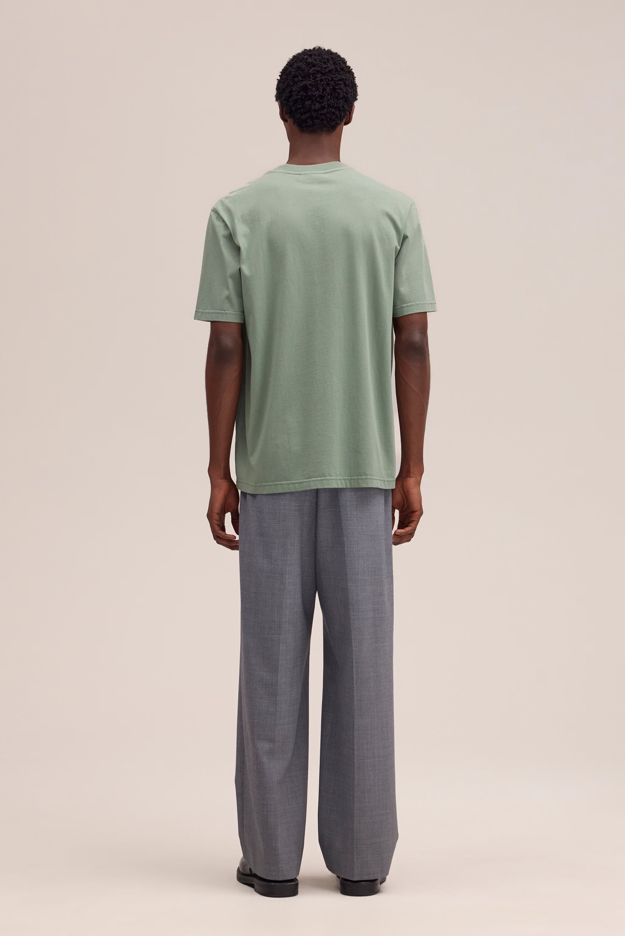 Adam - Casual Logo Pima Tee - Sea Spray