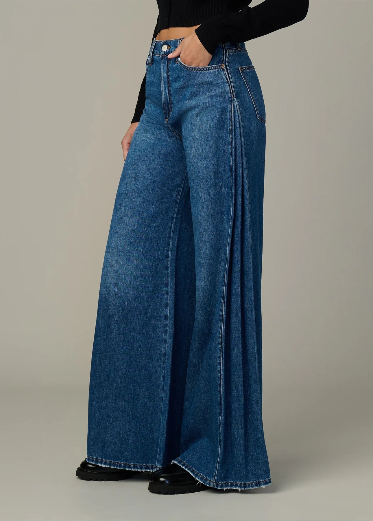 The Side Pleat Jean - Cherished