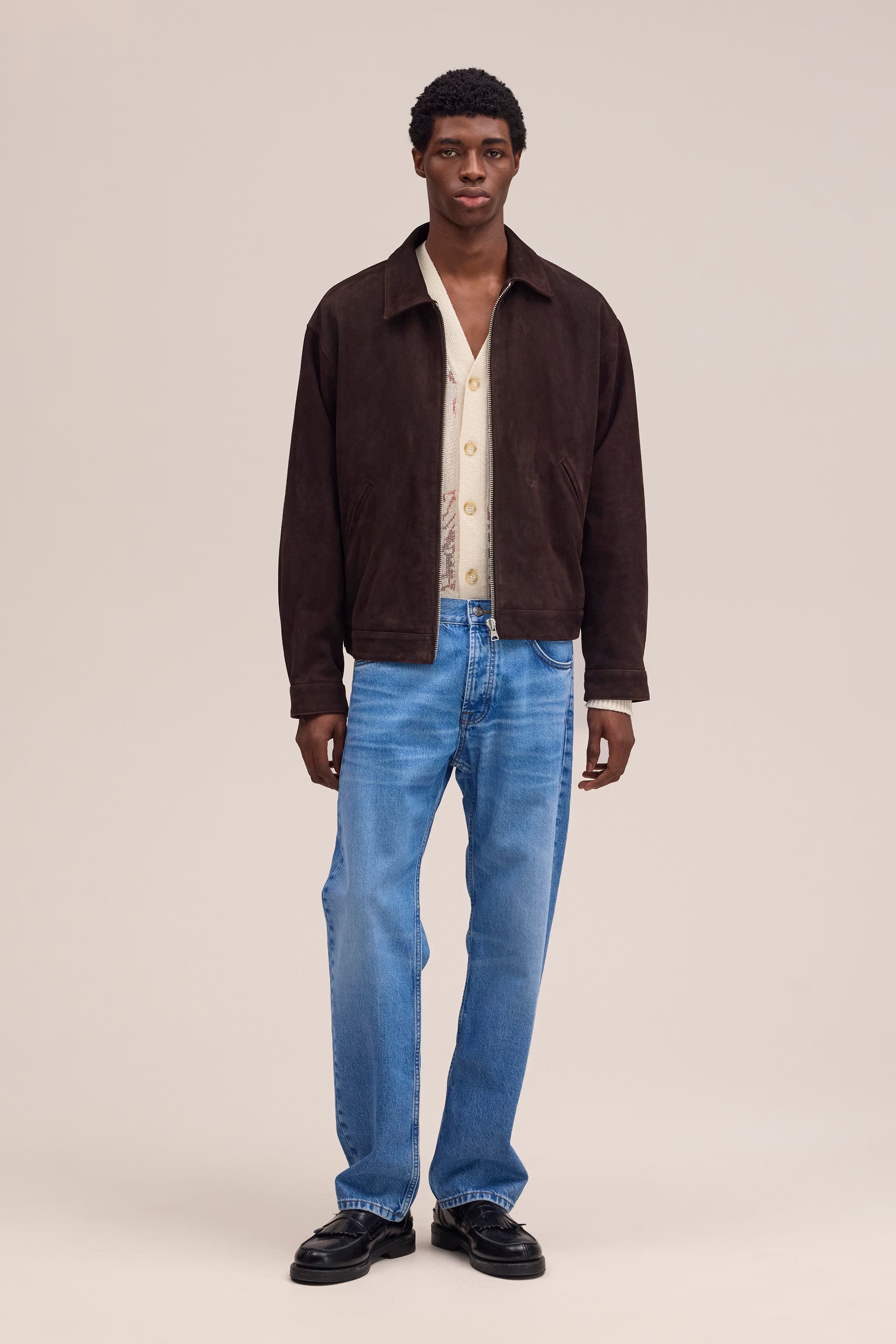 Sonny Straight Leg Regular Fit Jeans - Light Blue