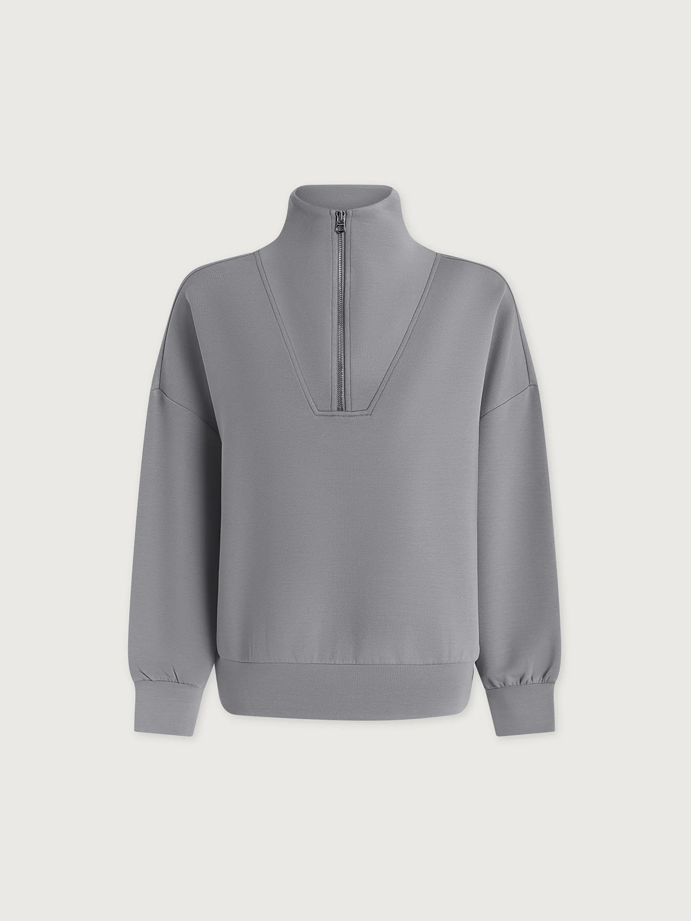 Hawley Half Zip Sweat - Wind Blue