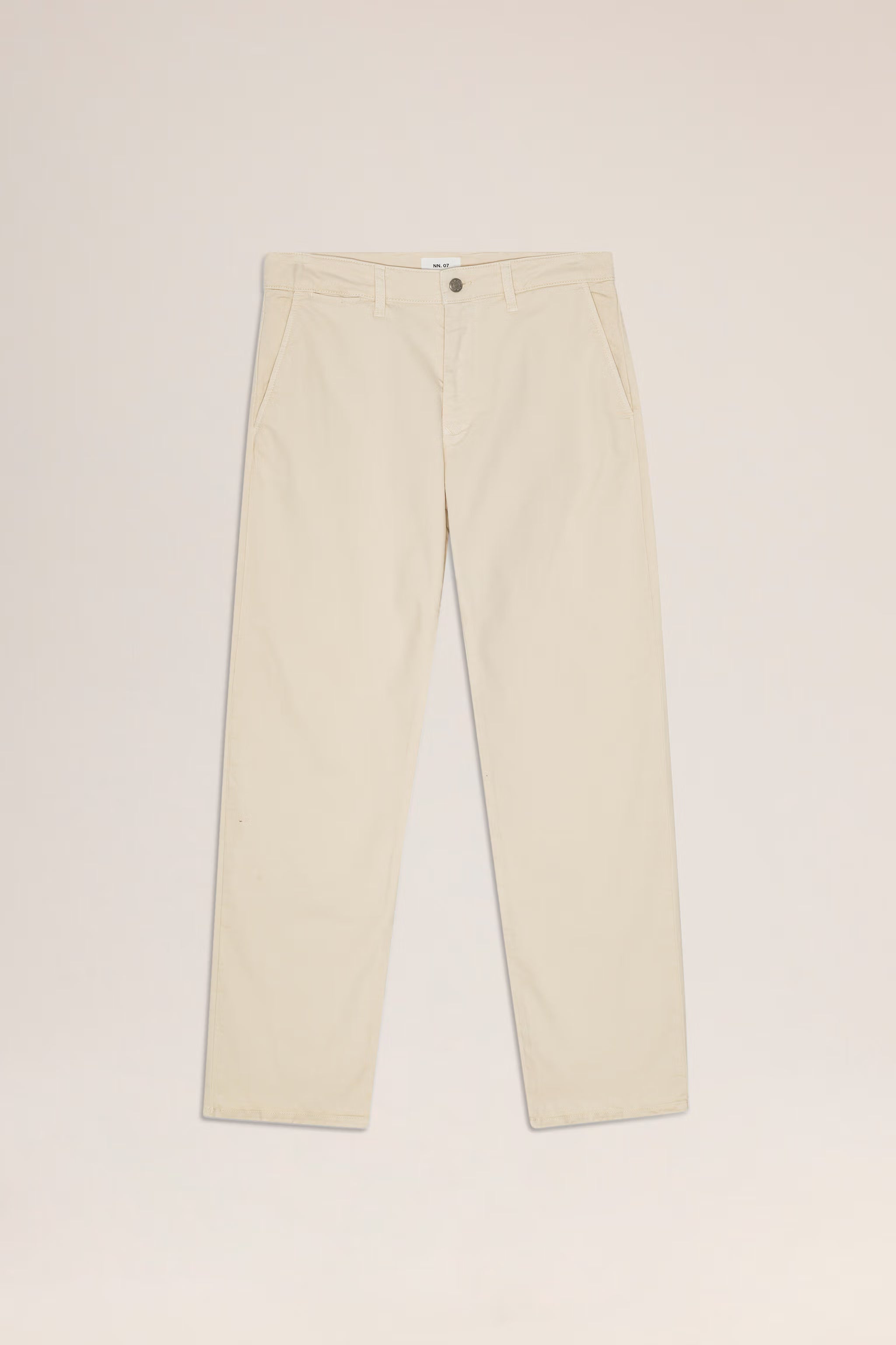 Aden Straight Leg Regular Fit Chino - Ivory