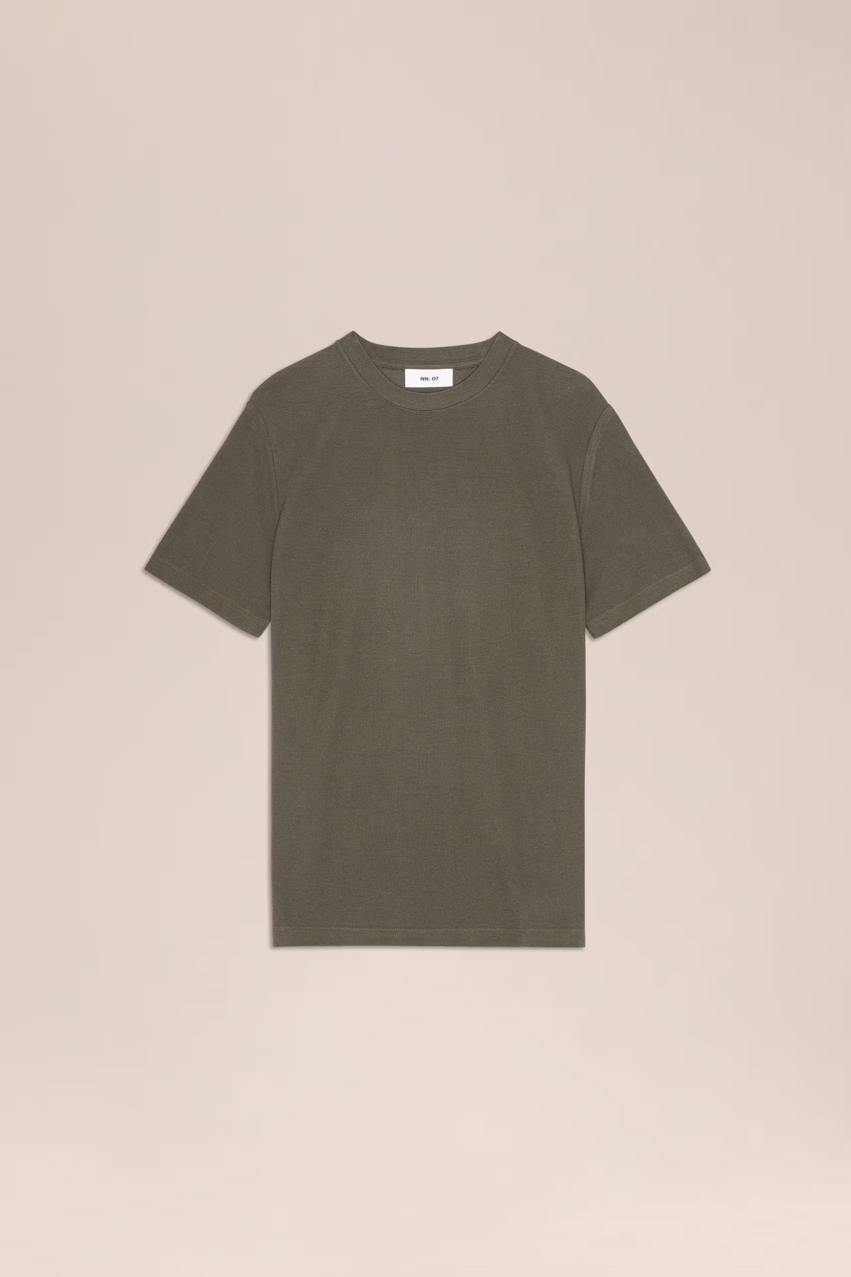 Clive Waffle Knit Tee - Capers