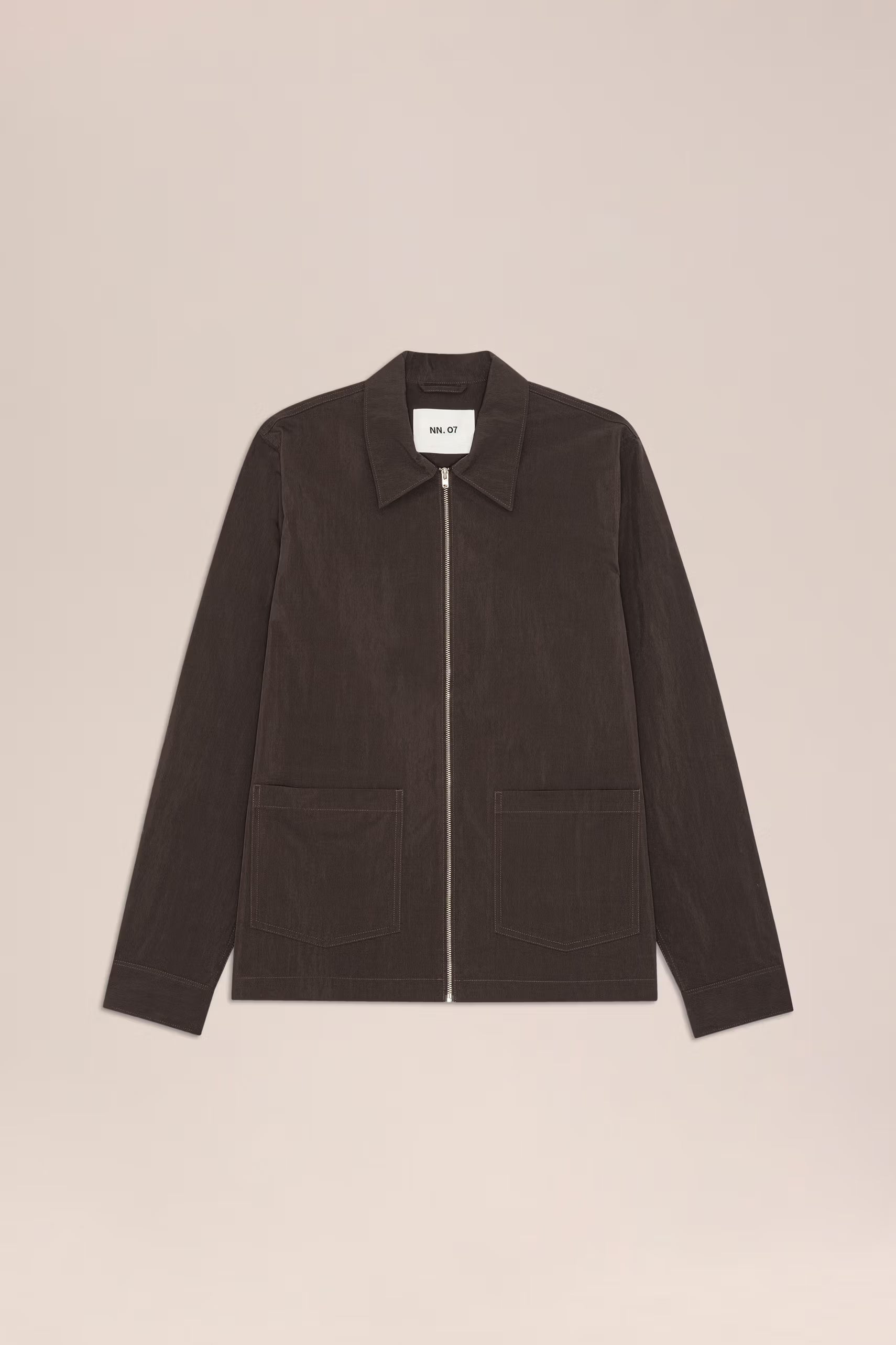 Virgil Poplin Hybrid - Deep Truffle