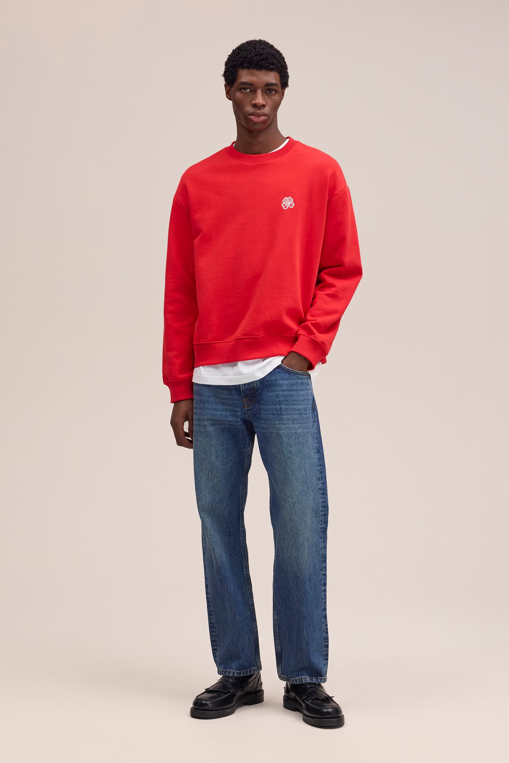 Sonny Straight Leg Regular Fit Jeans - Stonewashed