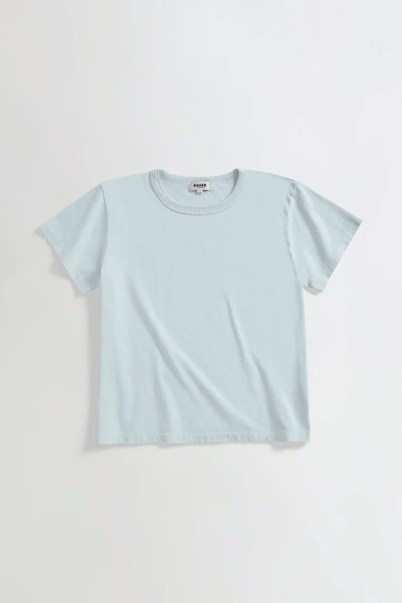 Marielle Classic Tee - Ice Blue