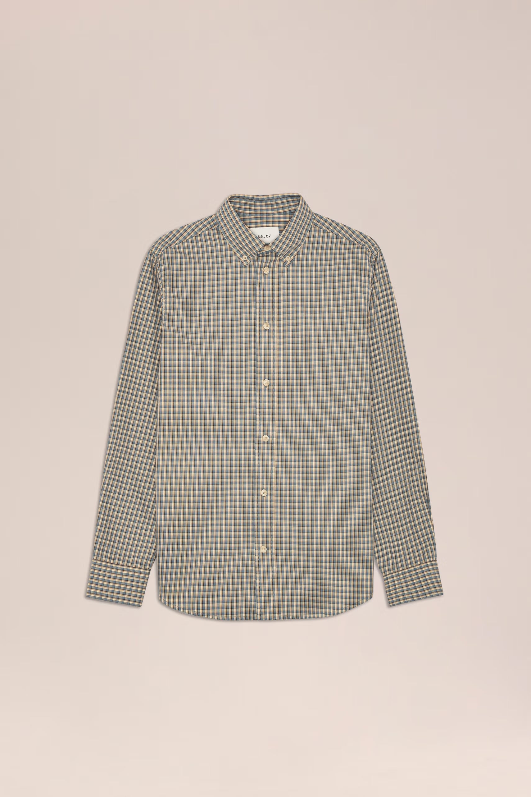 Colby Brushed Oxford Shirt- Blue Check