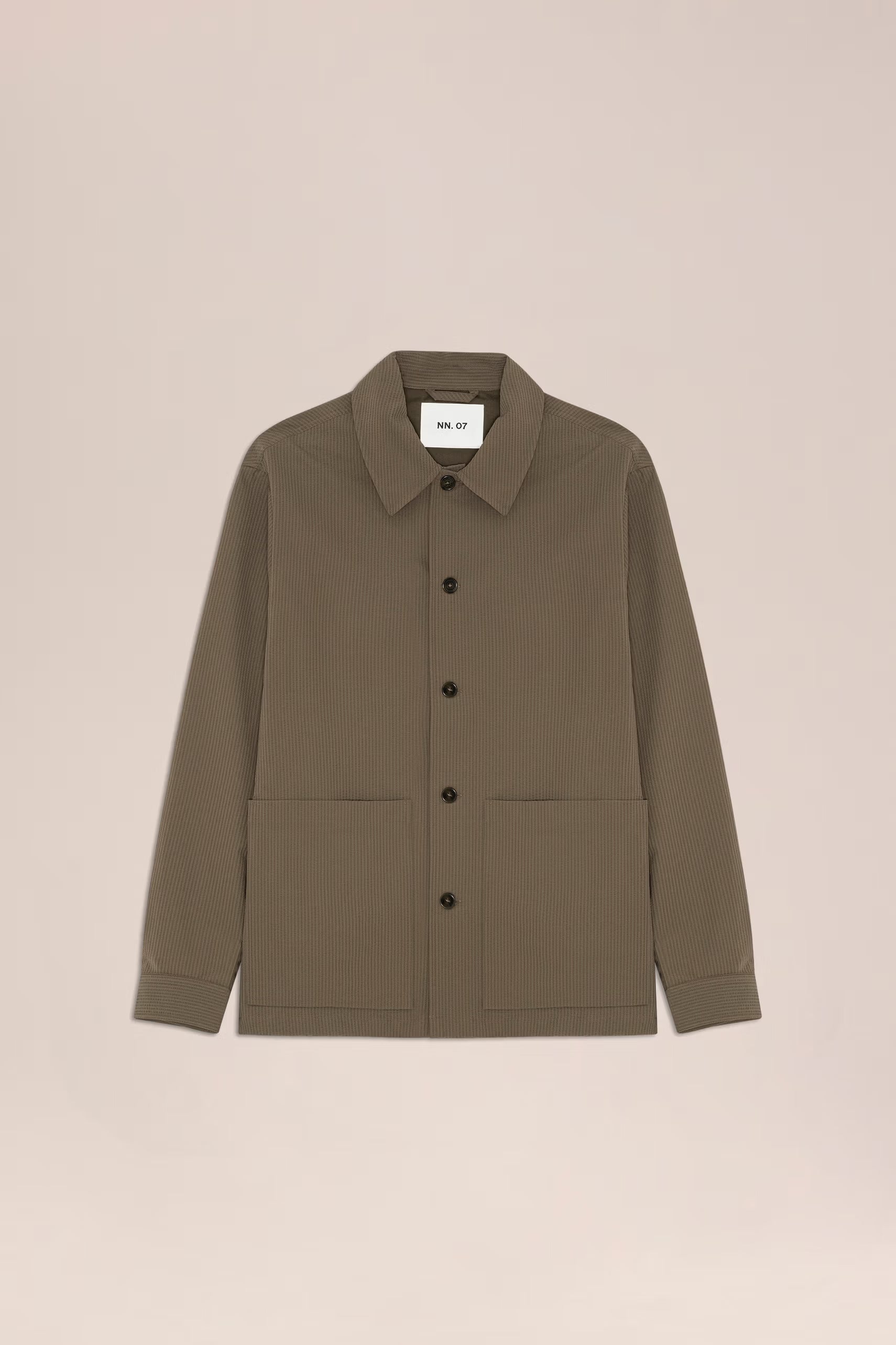 Blaze Seersucker Overshirt - Mable Husk