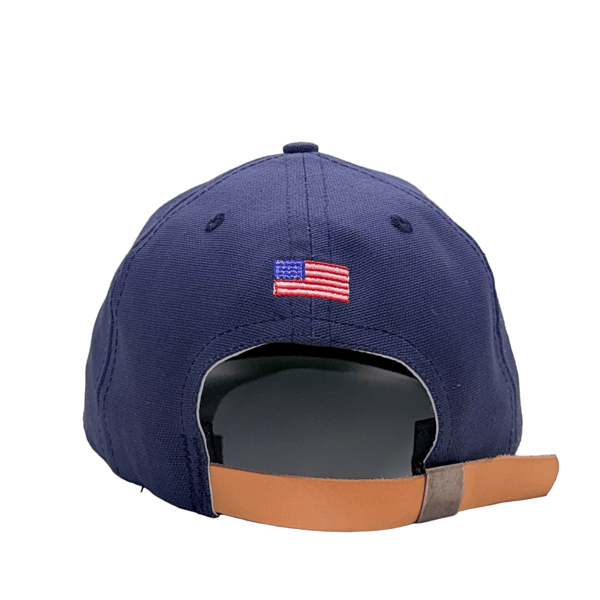 Soft Brim Ball Cap - American Canvas Plain Front - Rocky Mountain Blue