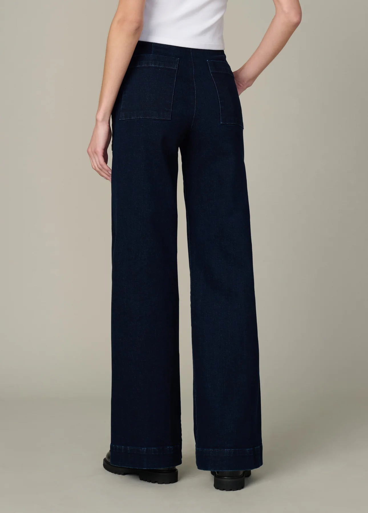 The Side Zip Wide Leg