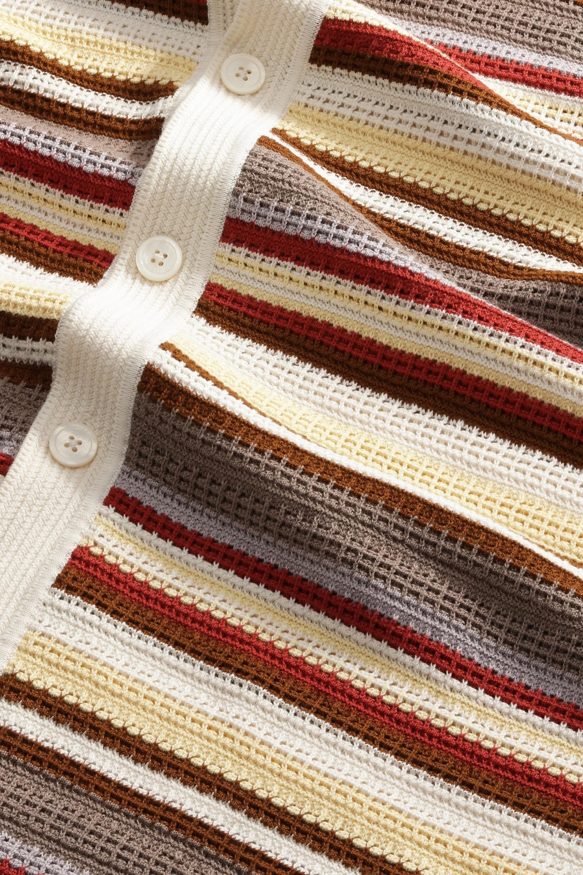 Lars Polo Cardigan - Ivory