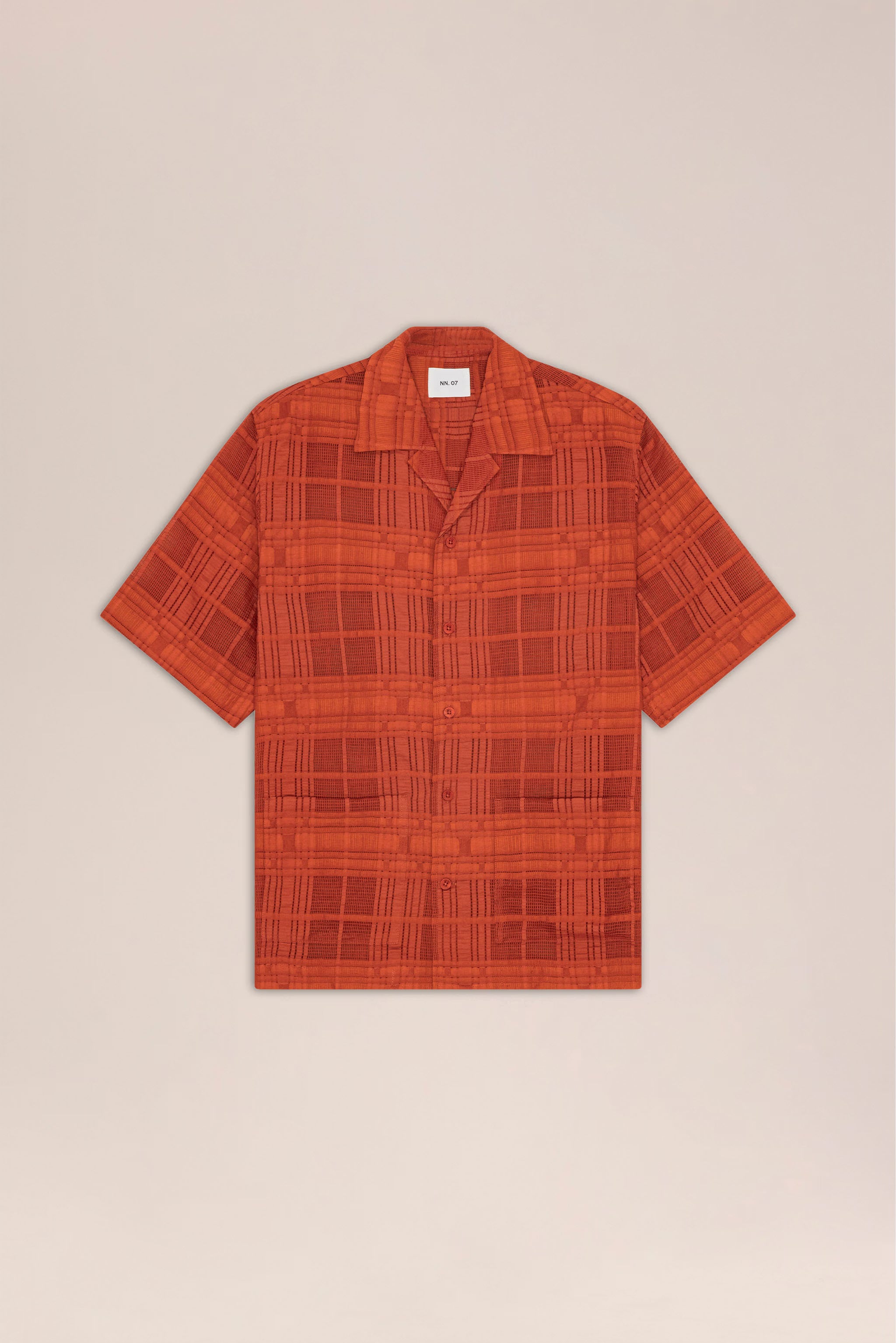 Ben - Short Sleeve Shirt - Sienna Heat
