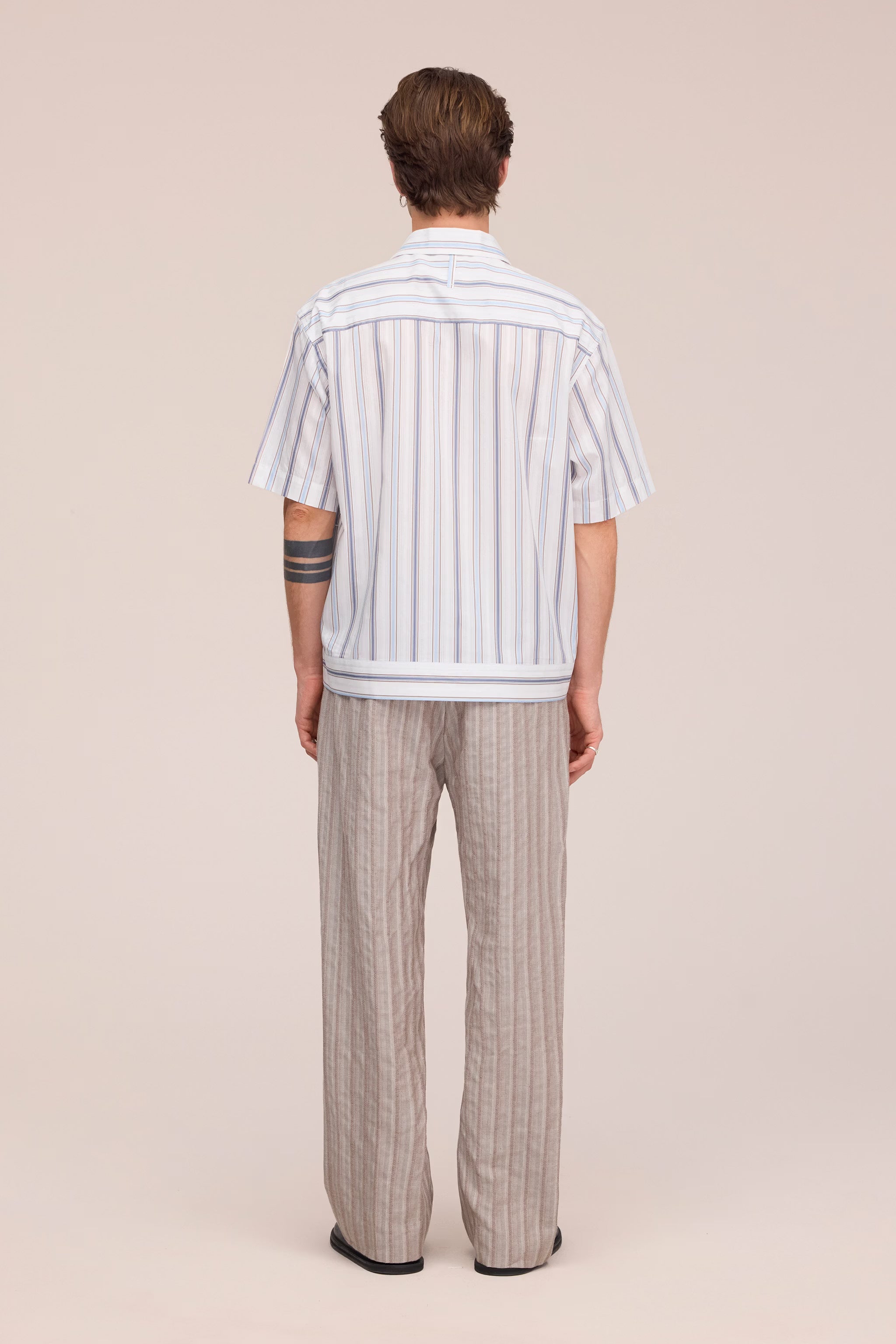 Reed - Supima Cotton Shirt - Blue Stripe