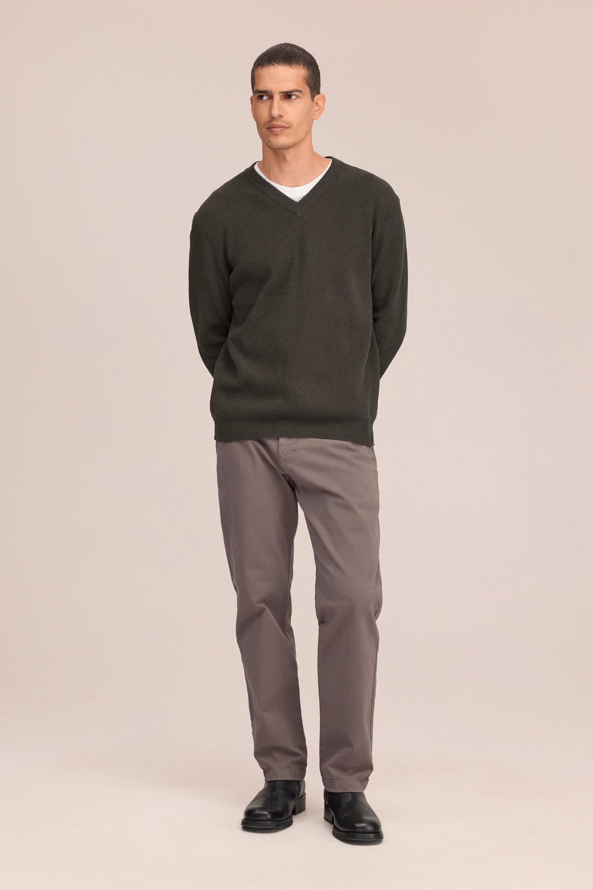Danny V-Neck Sweater - Dark Army