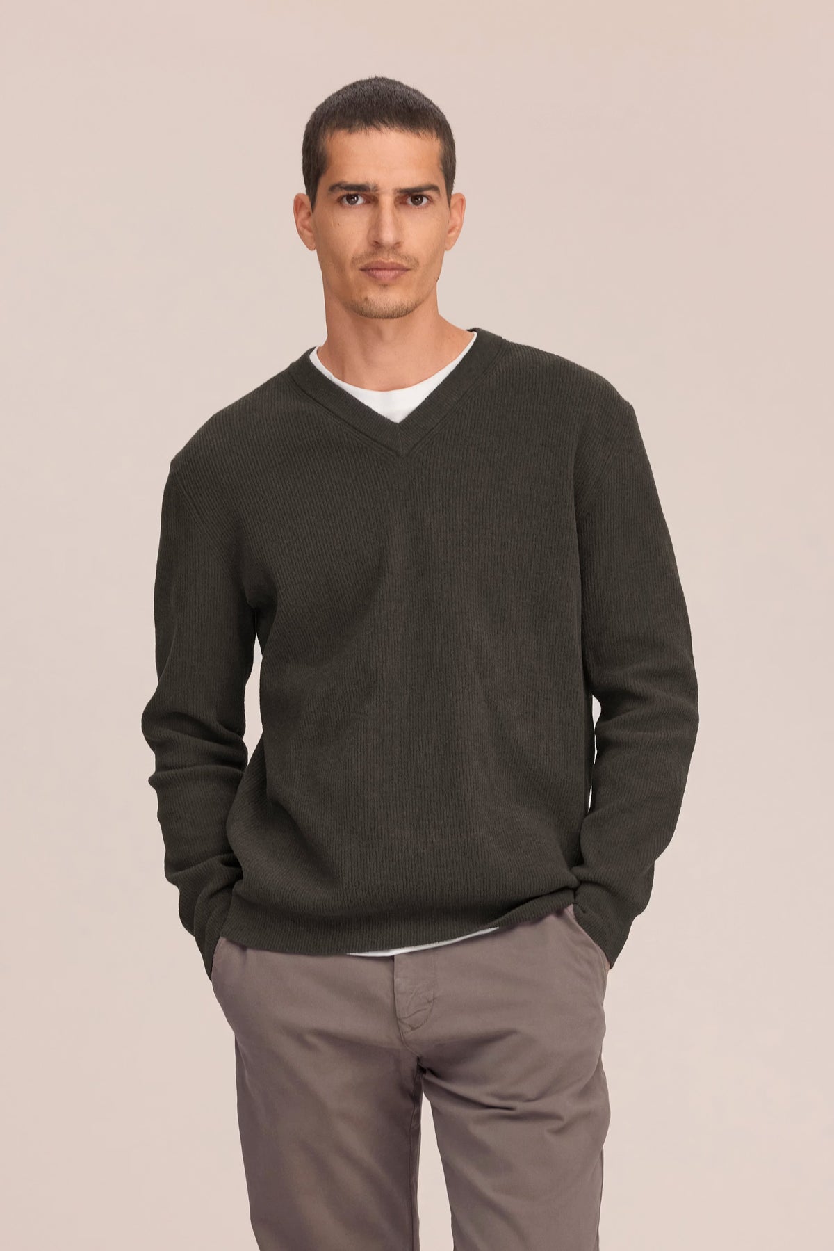 Danny V-Neck Sweater - Dark Army