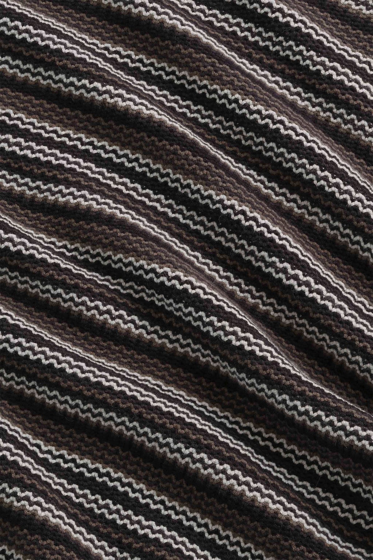 Russell Textured Stitch Sweater - Black Stripe