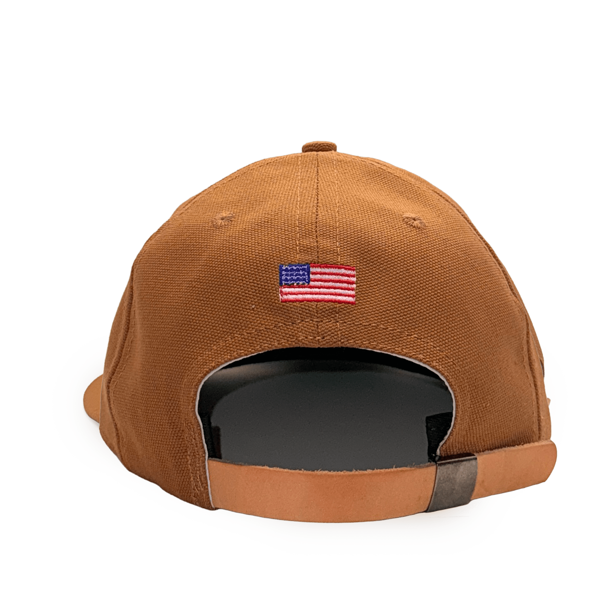 Soft Brim Ball Cap - American Canvas Plain Front - Camel