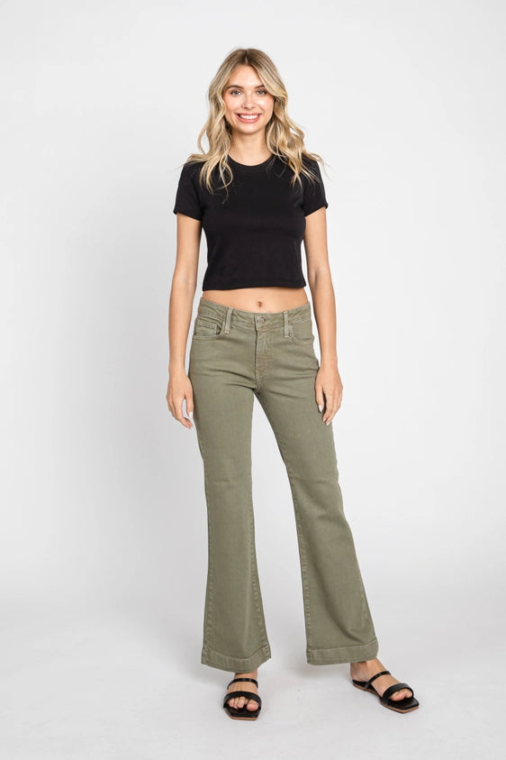 Sicily Wide Hem - Artichoke