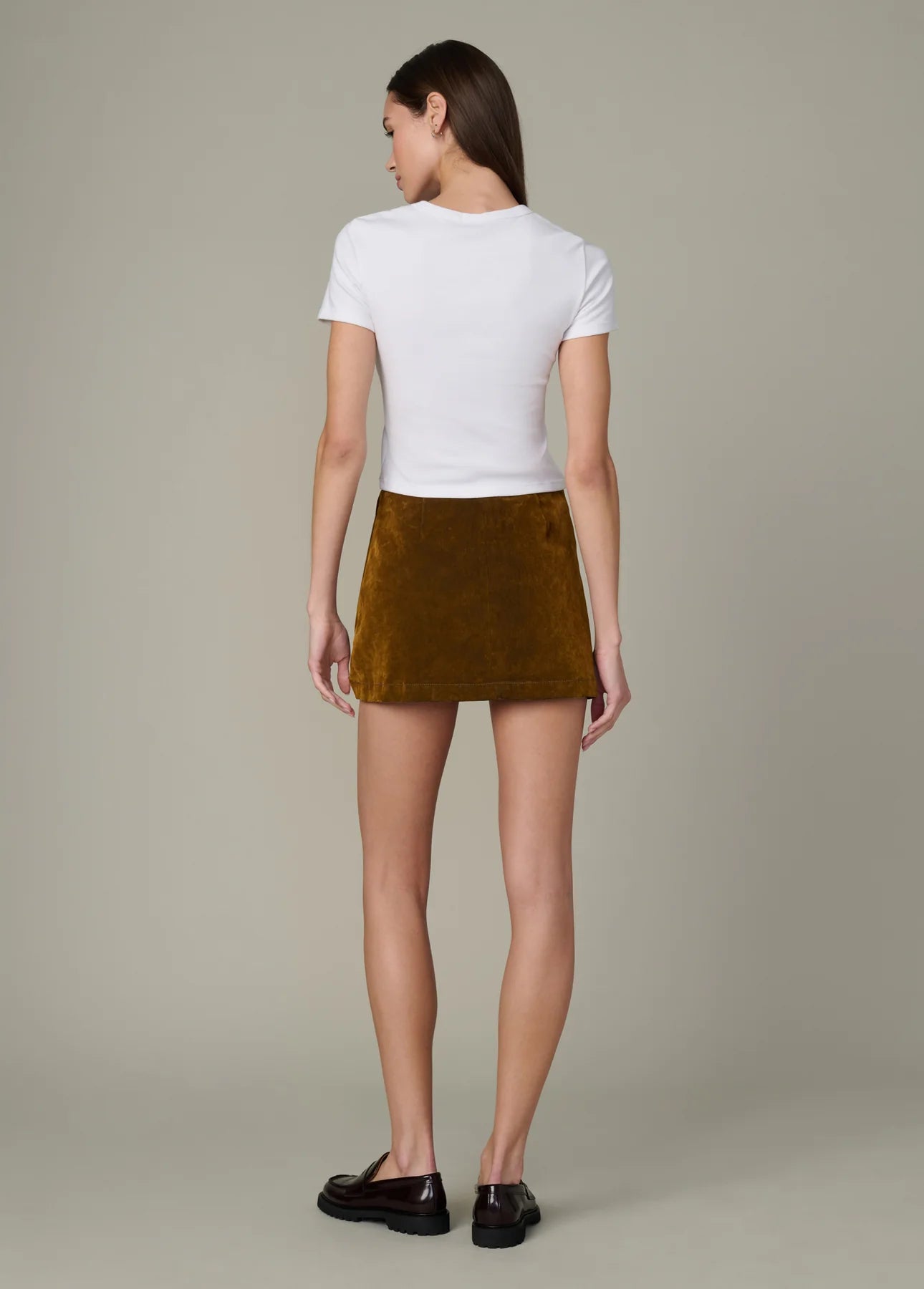 The Mini Skirt Flocked