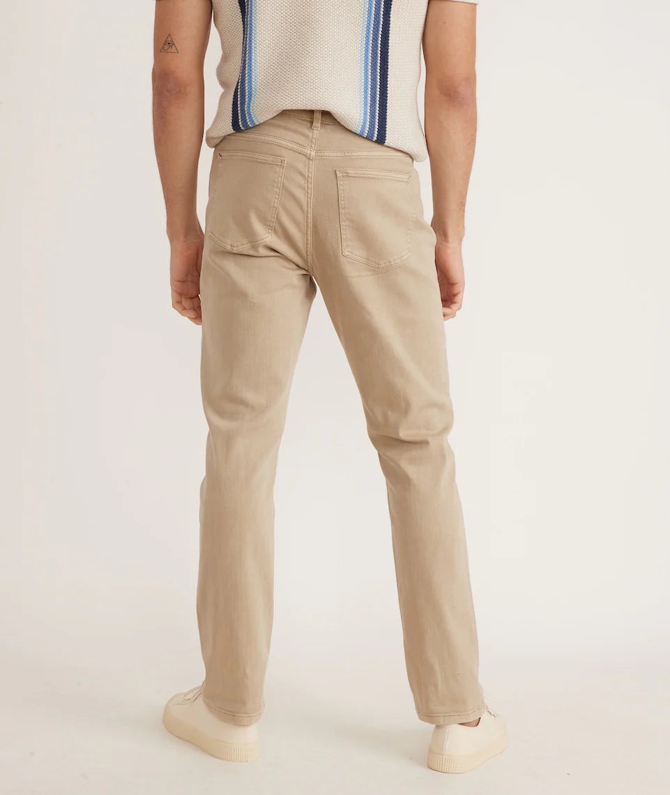 5 Pocket Athletic Fit Twill Pant