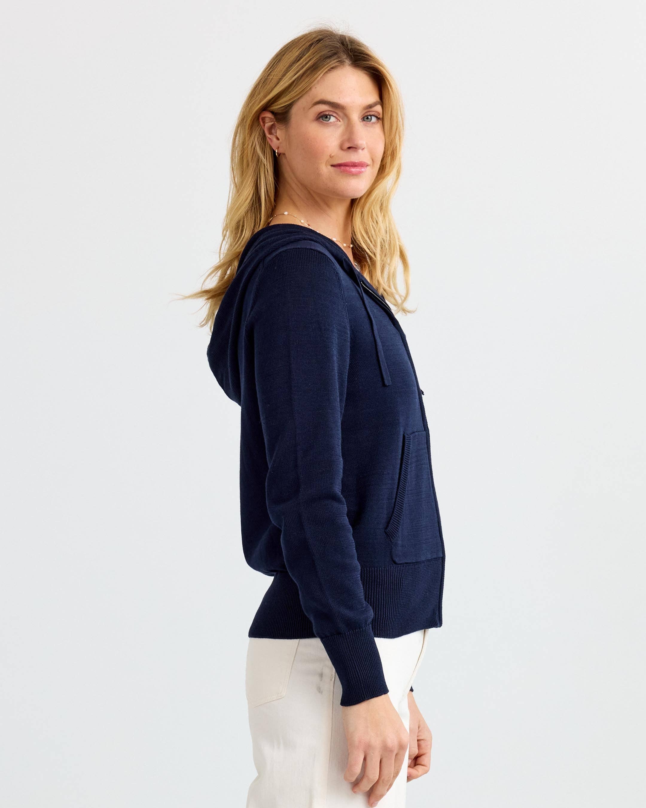 Everyday Cotton Hoodie - Navy