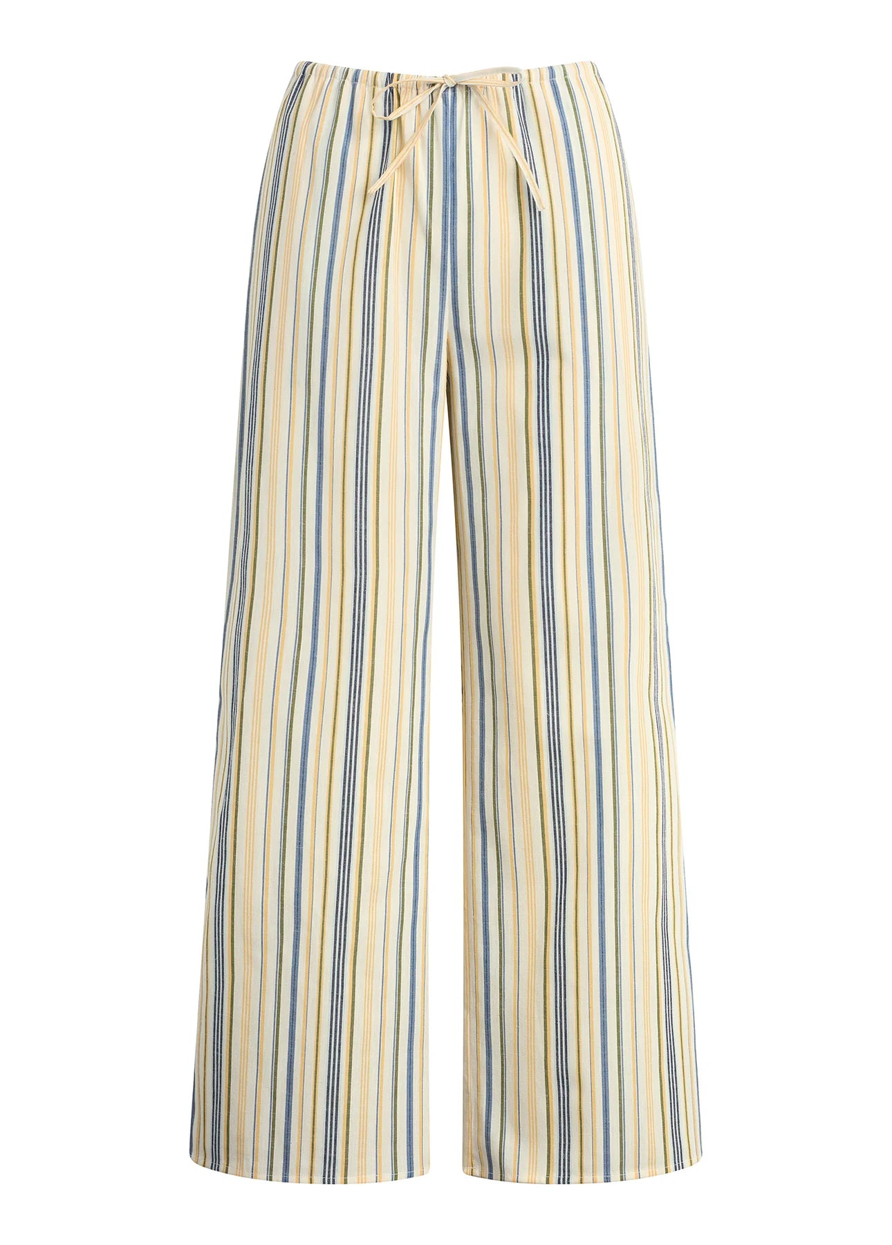 The Brynn Pant - Azure Variegated Stripe