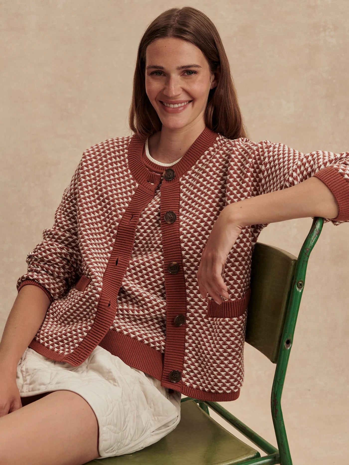 Elmwick Knit Jacket - Maple