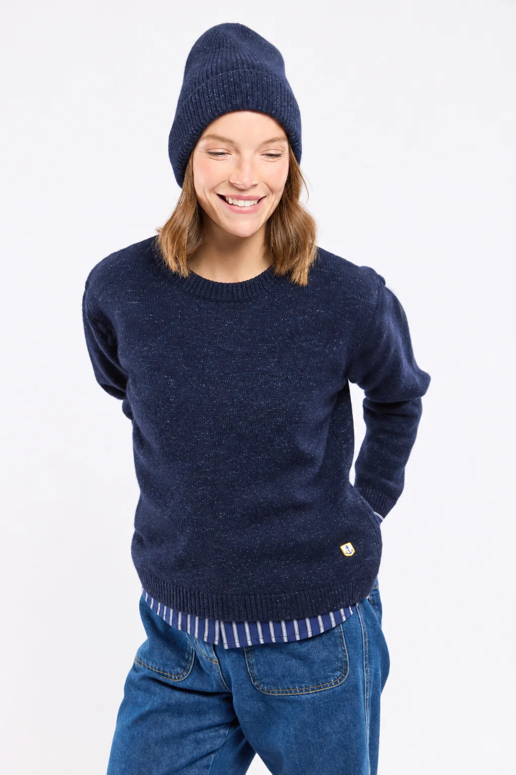Héritage Jumper - Wool - Seal Print